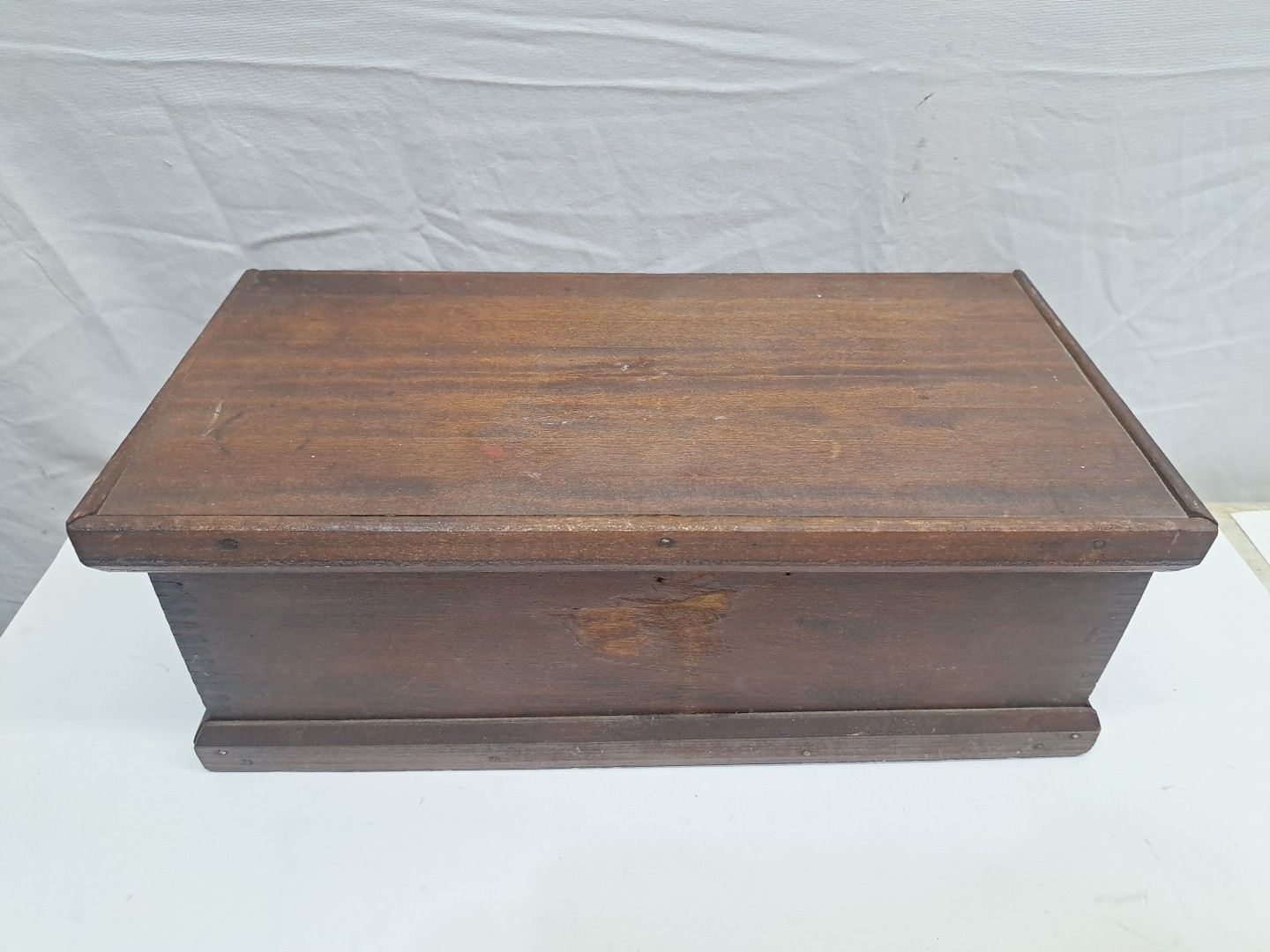 Antique Elite Tool Chests For Boys Wooden Tool Box #510 Paper Label 1900's USA