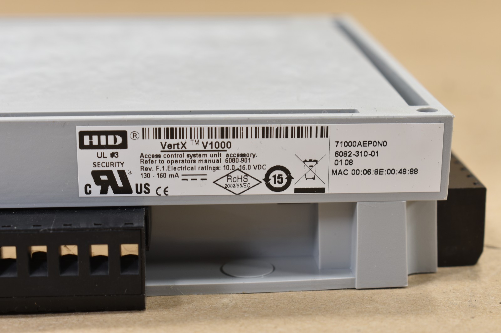 HID VertX V1000, Networked Access Control System Controller, 7100AEP0N0