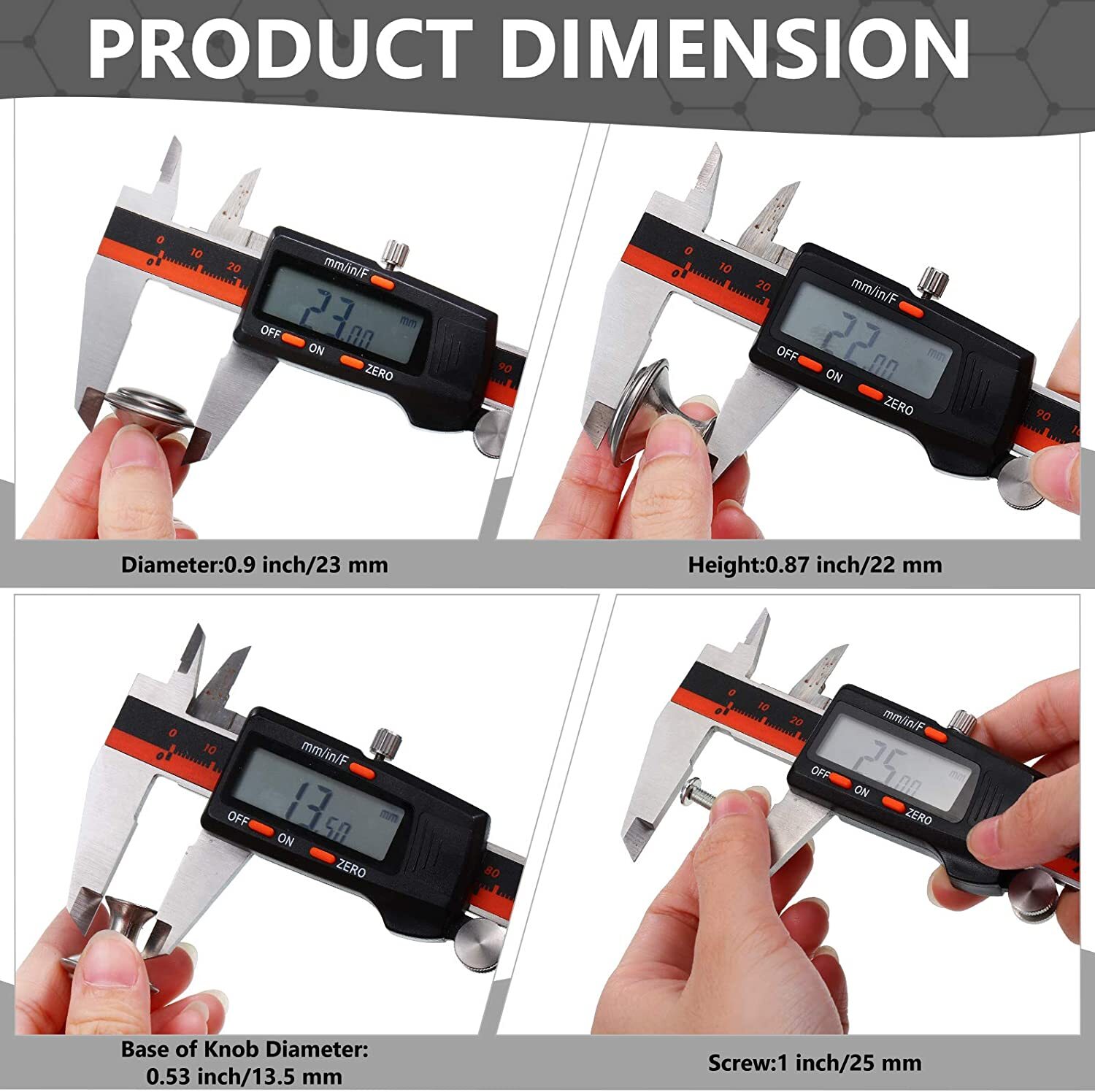 Lot Stainless Steel Door Knobs Cabinet Handles Cupboard Drawer Kitchen Pulls