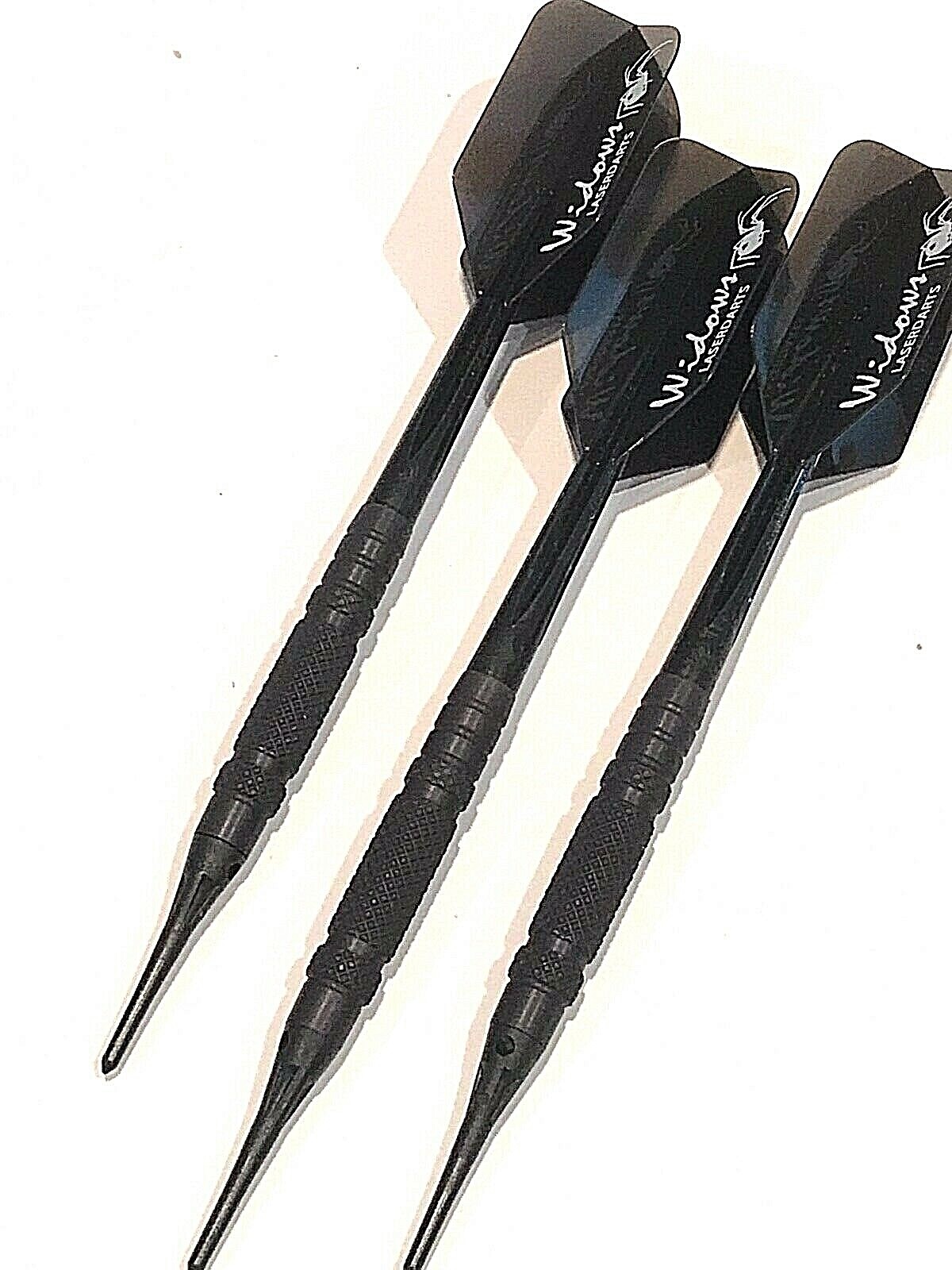 BLACK WIDOW 16 GRAM SOFT TIP LASER DARTS KNURLED SOFT NEW FREE SHIPPING N MORE