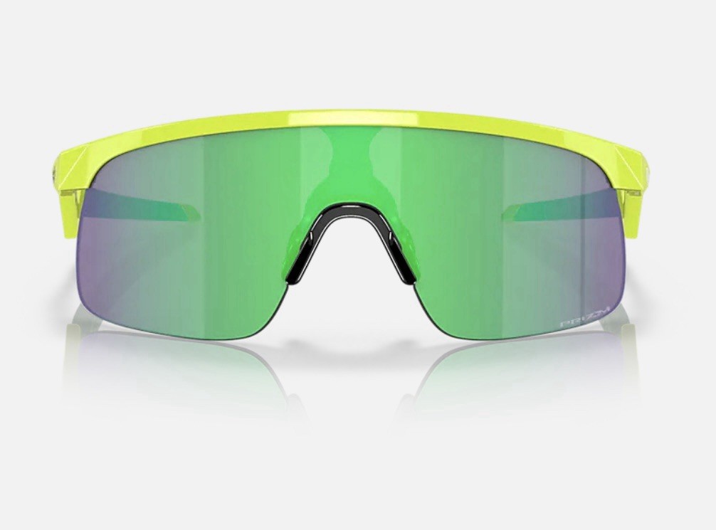 OAKLEY RESISTOR YOUTH SUNGLASSES RETINA BURN NEON GREEN PRIZM JADE OJ9010-0623