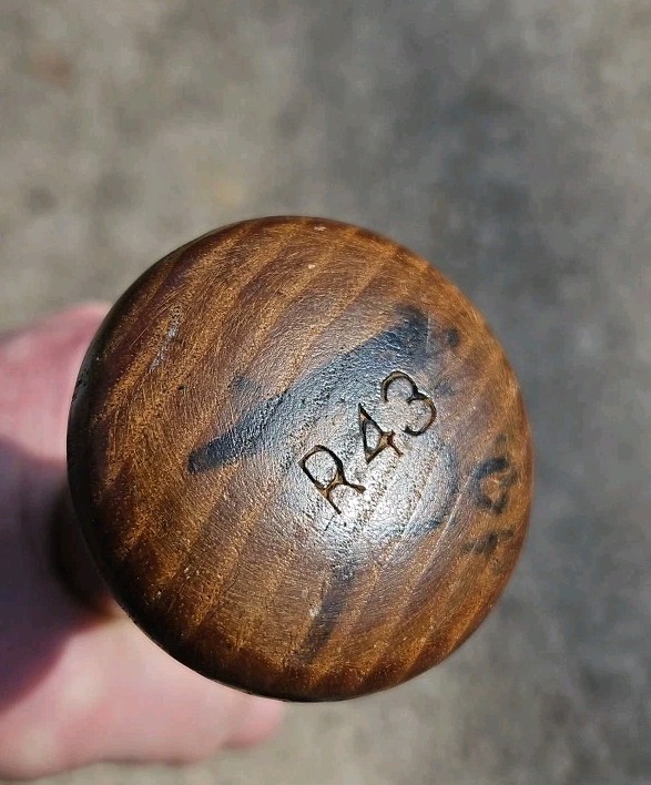 Vintage Game Used Cleveland INDIANS Star WOODIE HELD baseball Bat BALTIMORE '66