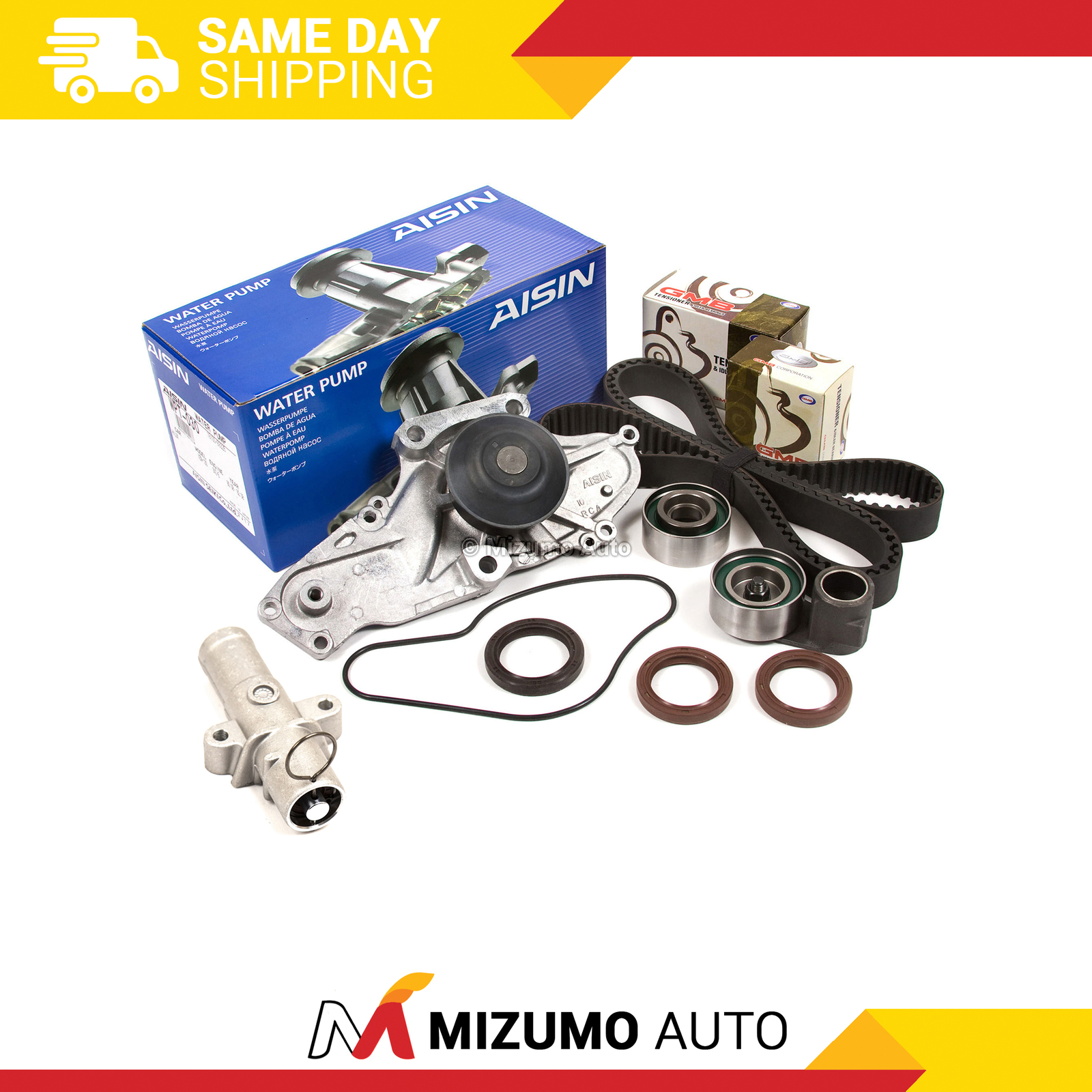 Timing Belt Kit AISIN Water Pump Fit 03-17 Acura MDX RL TL Honda J35A J37A