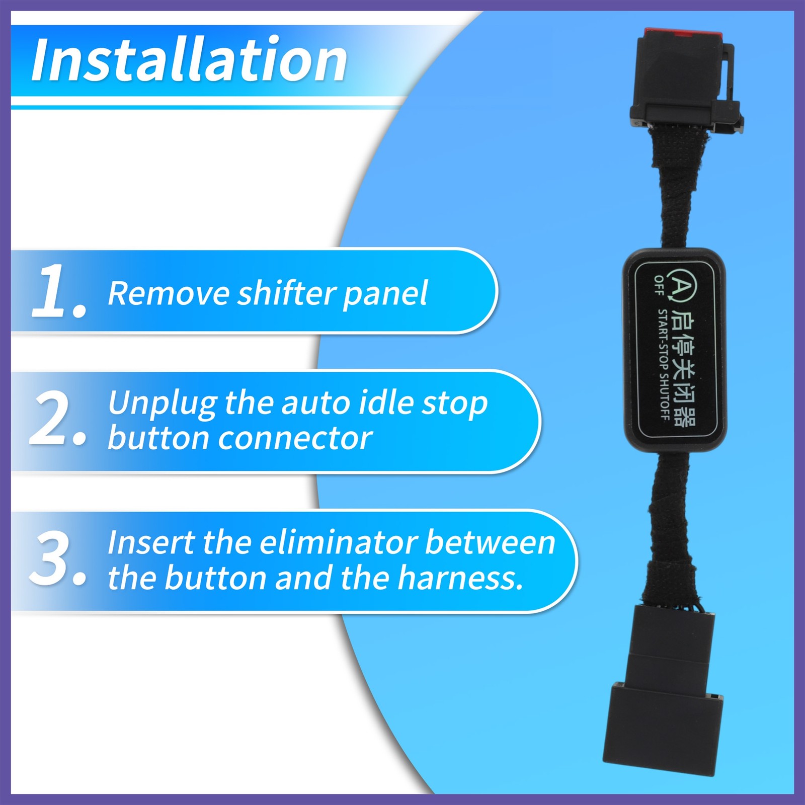 Idle Start Stop Eliminator fit for Ford F-150 2015-2020 Auto Start/Stop Disable