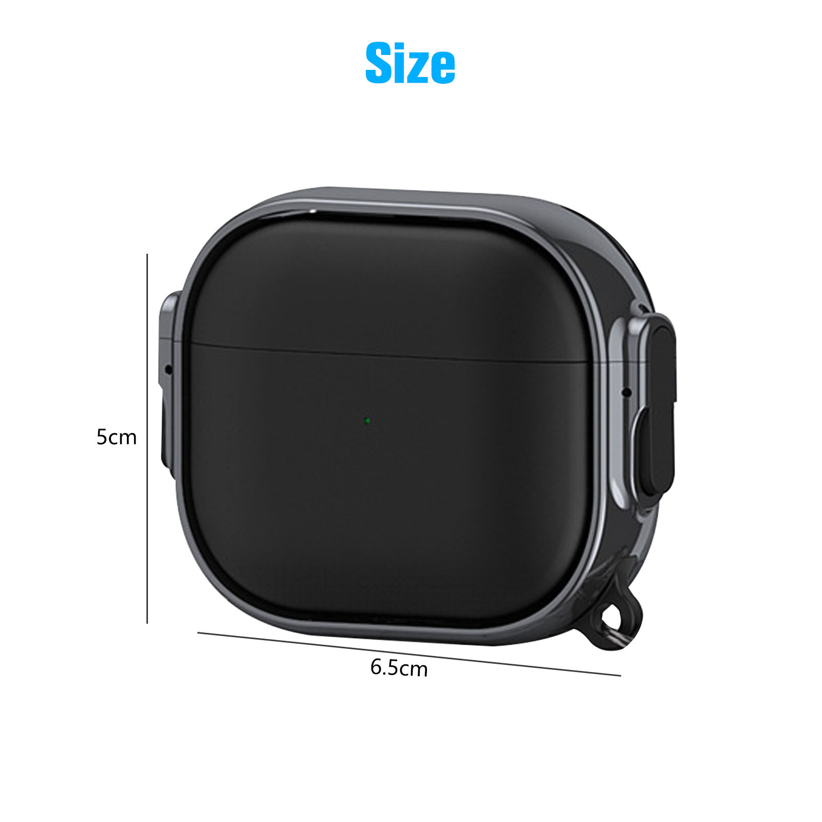 Protective Dustproof Case For Apple AirPods Pro 2 Cover Keychain Clip Shockproof