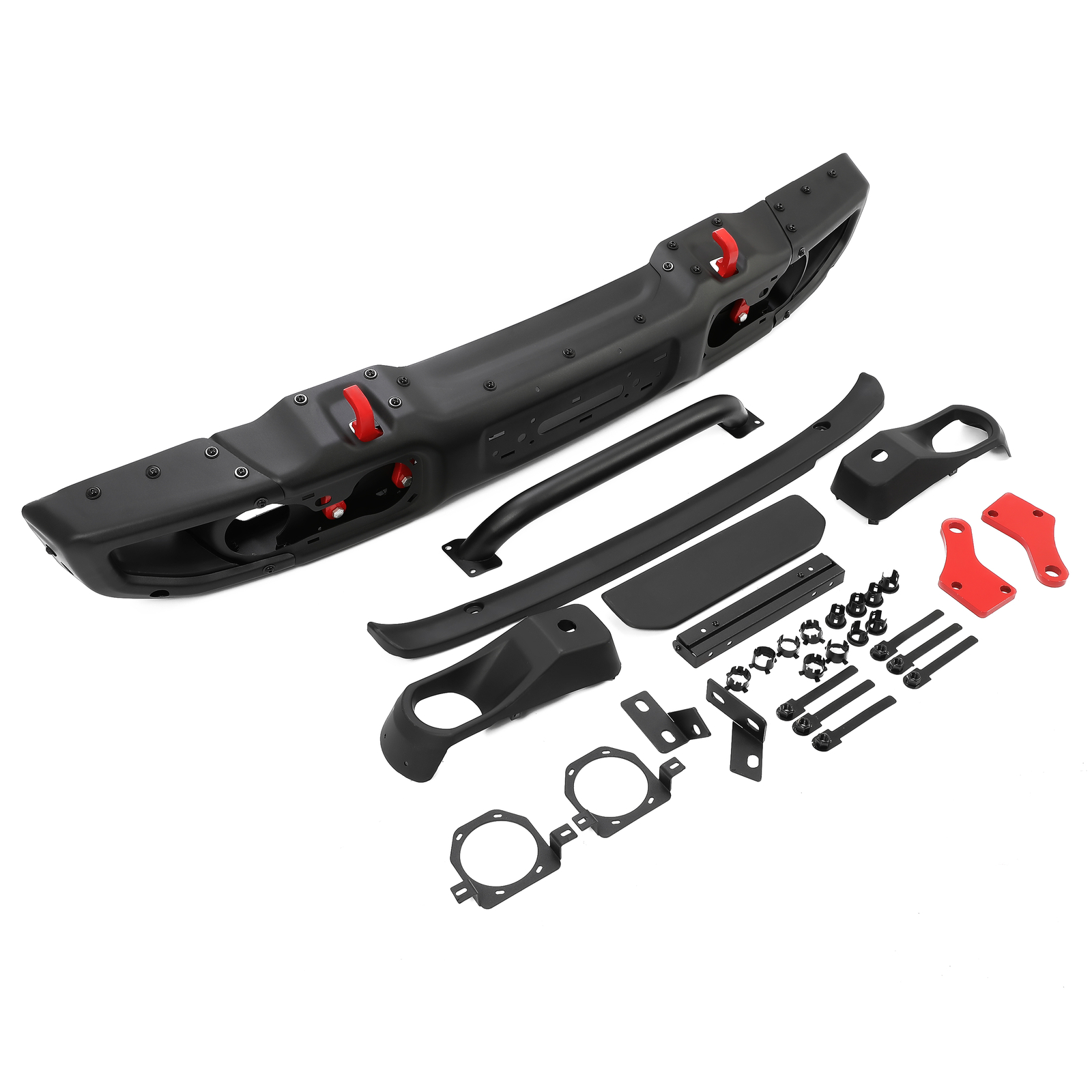 For Wrangler JL Rubicon / Gladiator 2018-2023 Steel Front Bumper Kit 10th Style