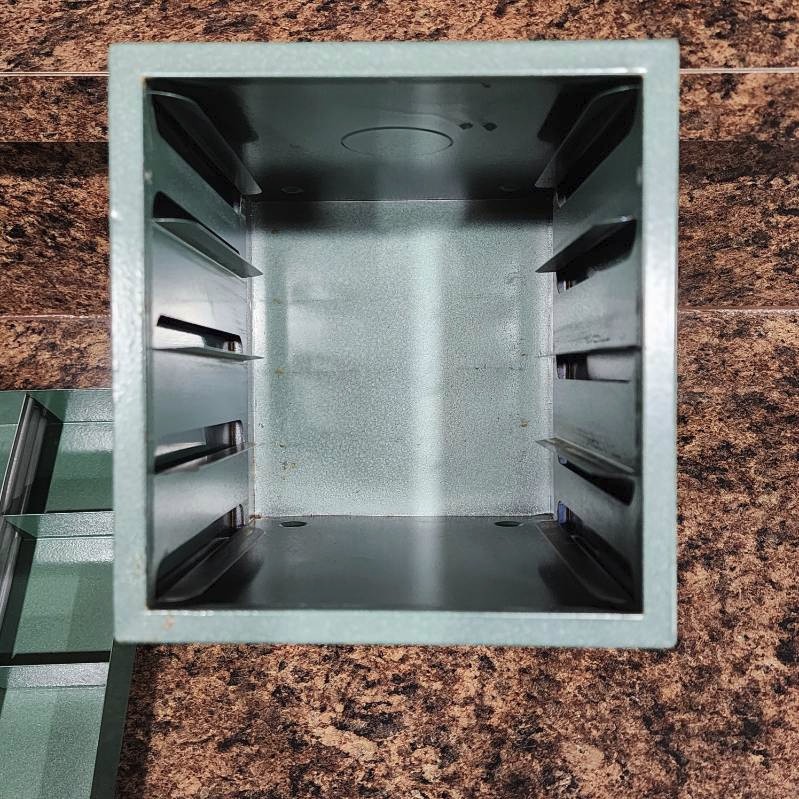 Vintage WARDS MASTER QUALITY Metal 4 Drawer Small Parts Cabinet – Green Awesome