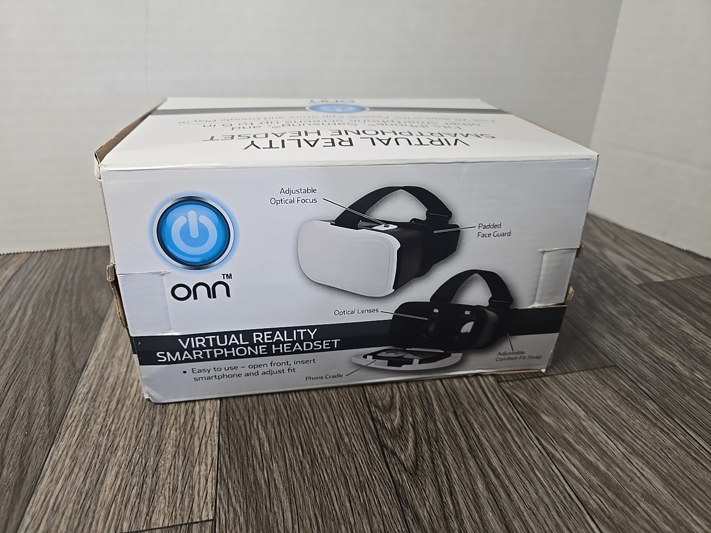 ONN WHITE Virtual Reality VR Smartphone Headset Apple/Android NEW