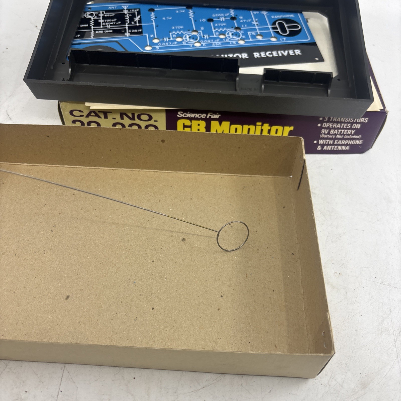 science fair cb monitor receiver kit 28-238 brand new unused