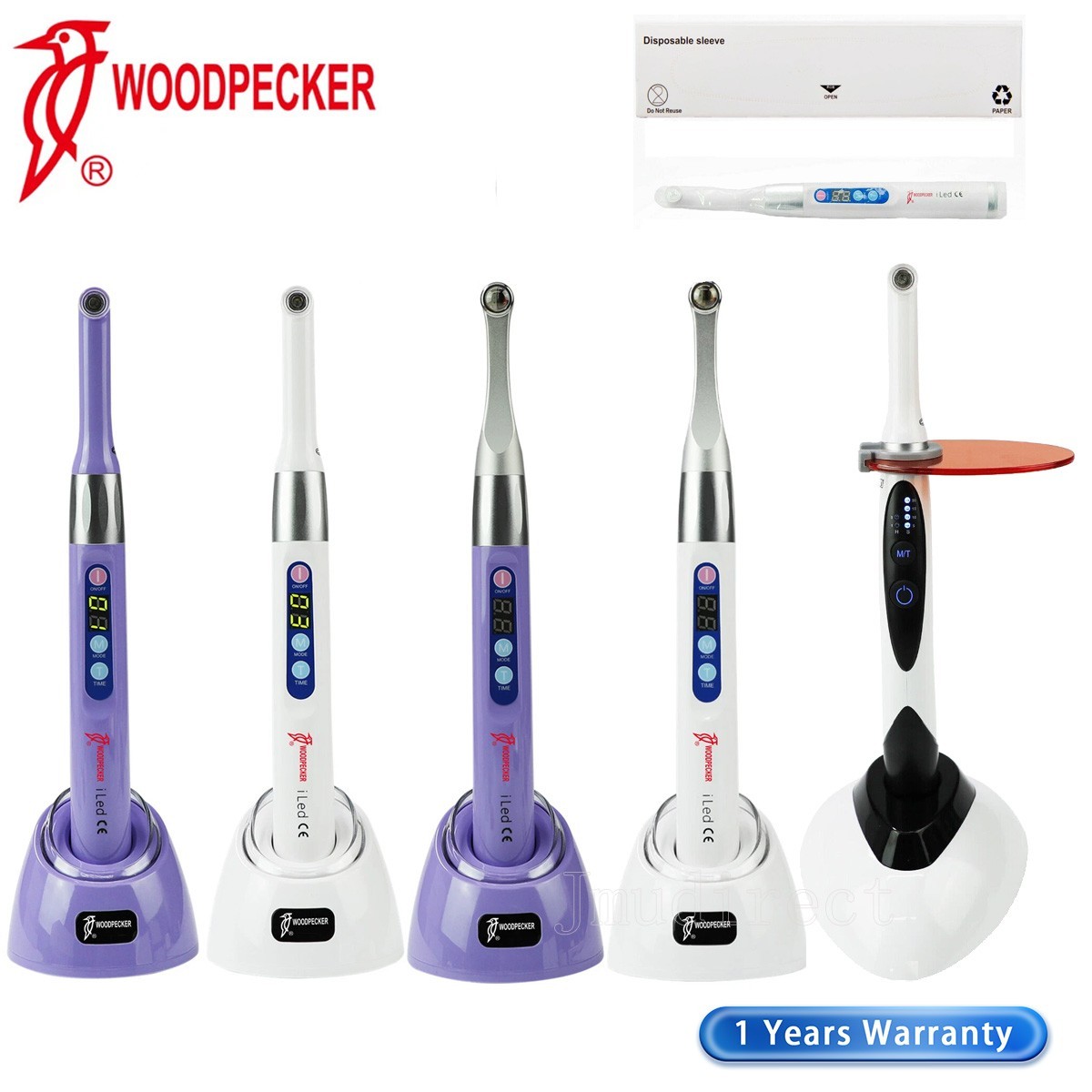 100% Original Woodpecker Dental iLed Max 1 Second Curing Light LED Curing Lamp
