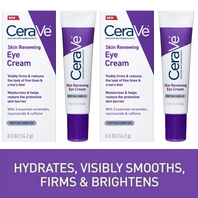 NEW Anti-Aging Eye Cream for Wrinkles with Caffeine and Hyaluronic Acid 15ml