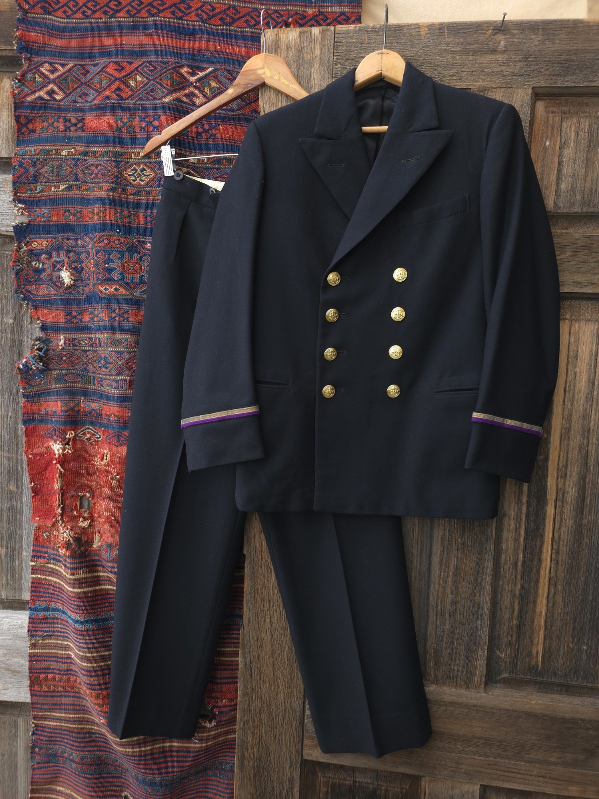 Vintage Antique 1920s Naval Uniform British Navy? Glasgow Scotland Peak Lapel 36