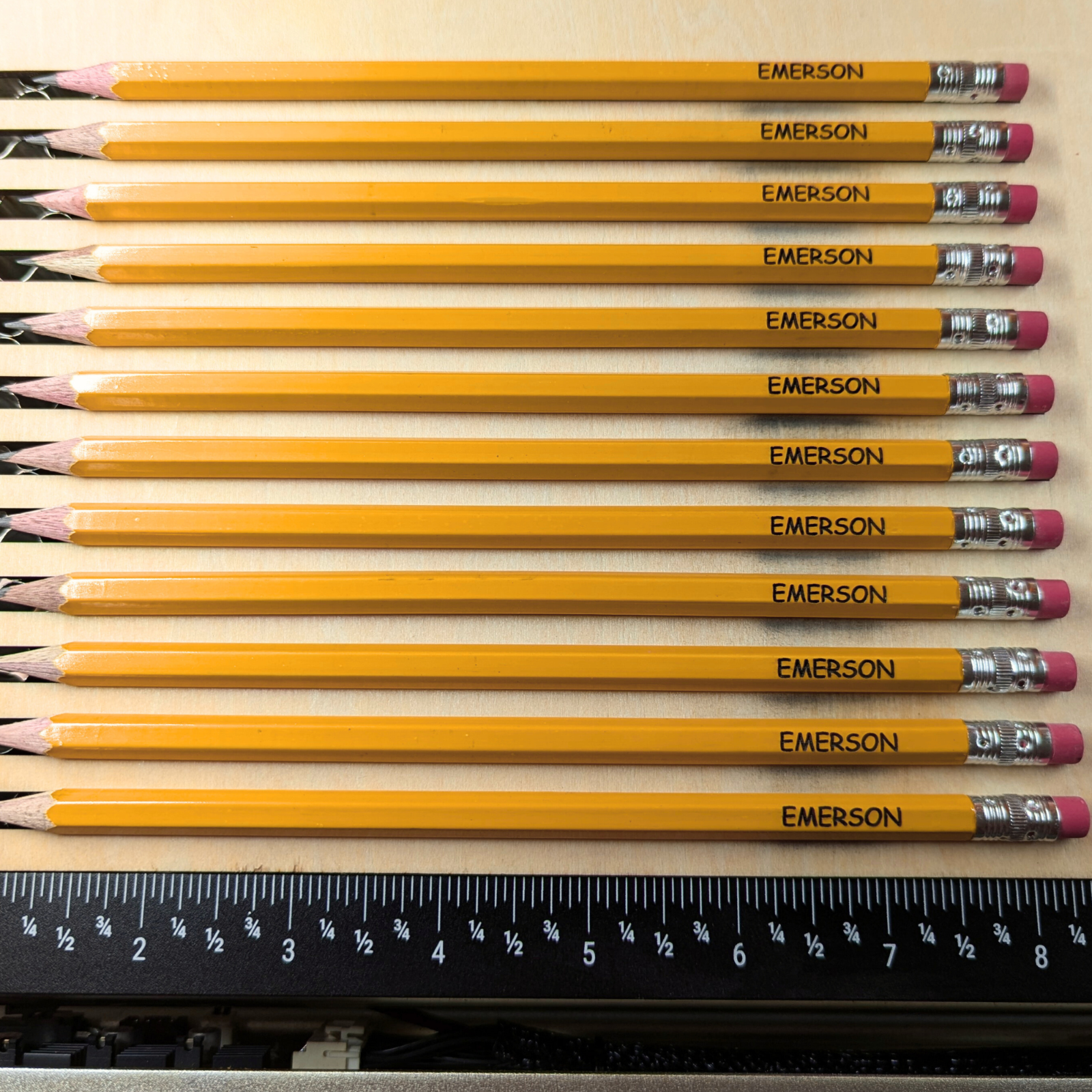 Custom Engraved Pencils (12x ) #2 Personalized for Kids School Business