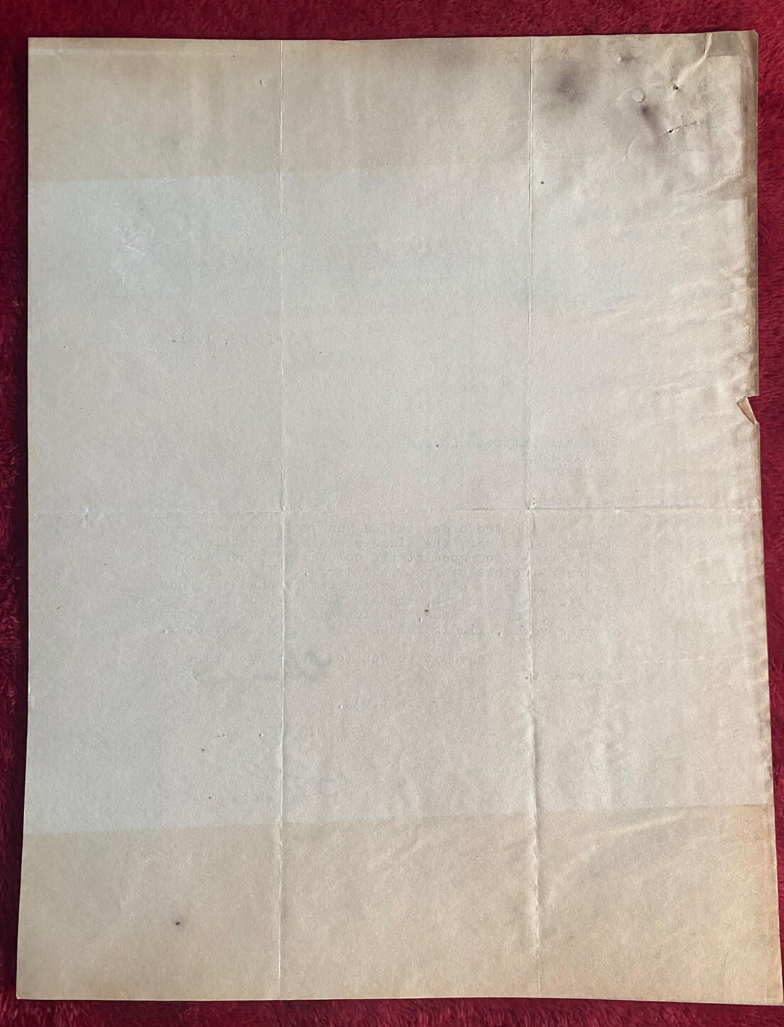 Vintage 1921 Lair Furniture & Instruments Charleston Missouri MO Letterhead