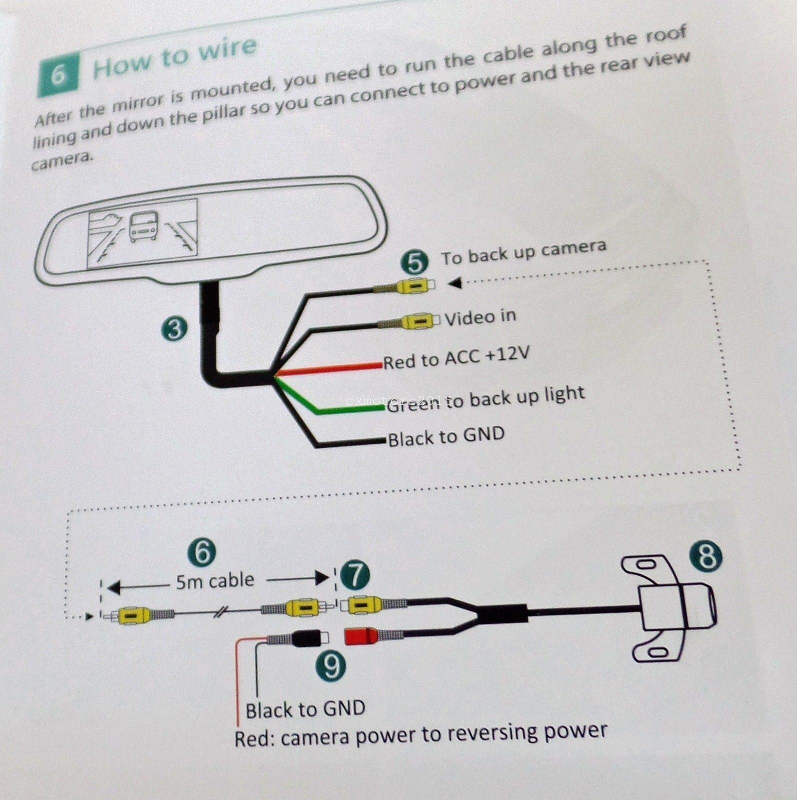 4.3" Car Backup Rear View Mirror Monitor For Ford F-150 2004-14 250/350 2008-15