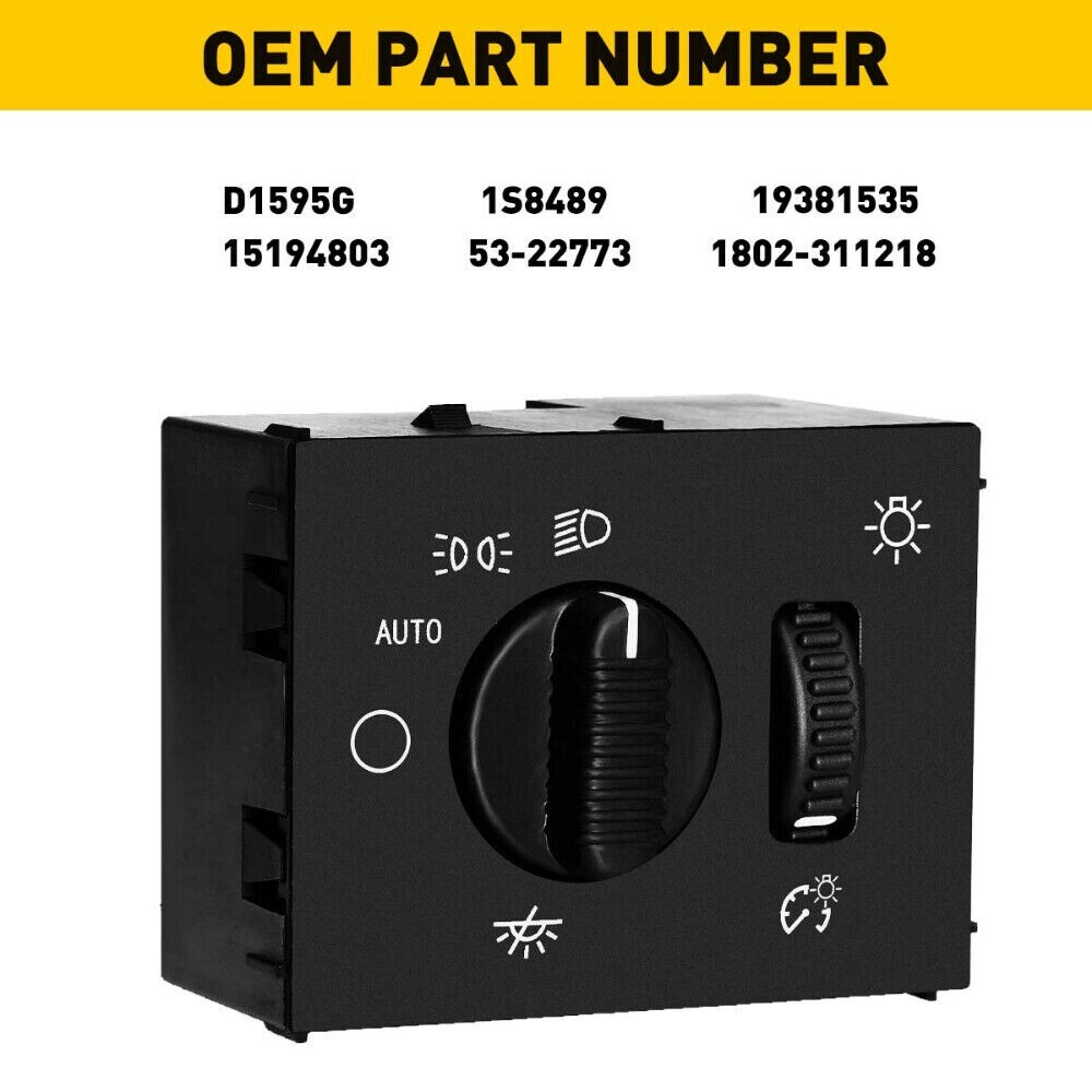 Headlight Headlamp Dimmer Switch For 03-07 Chevy Silverado GMC Sierra Yukon