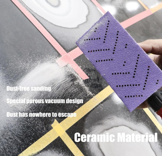 1 Roll 70mmx12m Automotive Clean Ceramic Sanding Sheet Roll P400 for Woodworking