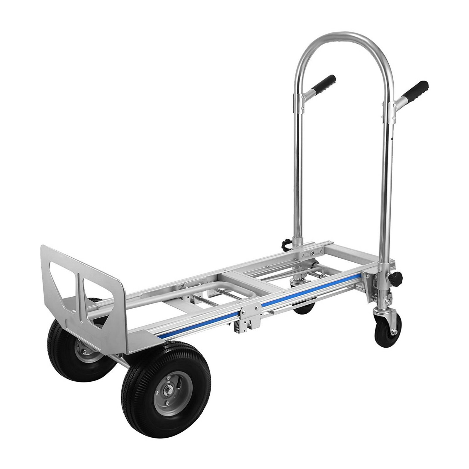 Aluminum Hand Truck 4 in 1 Folding Dolly Cart 1000 lbs Capacity Heavy Duty