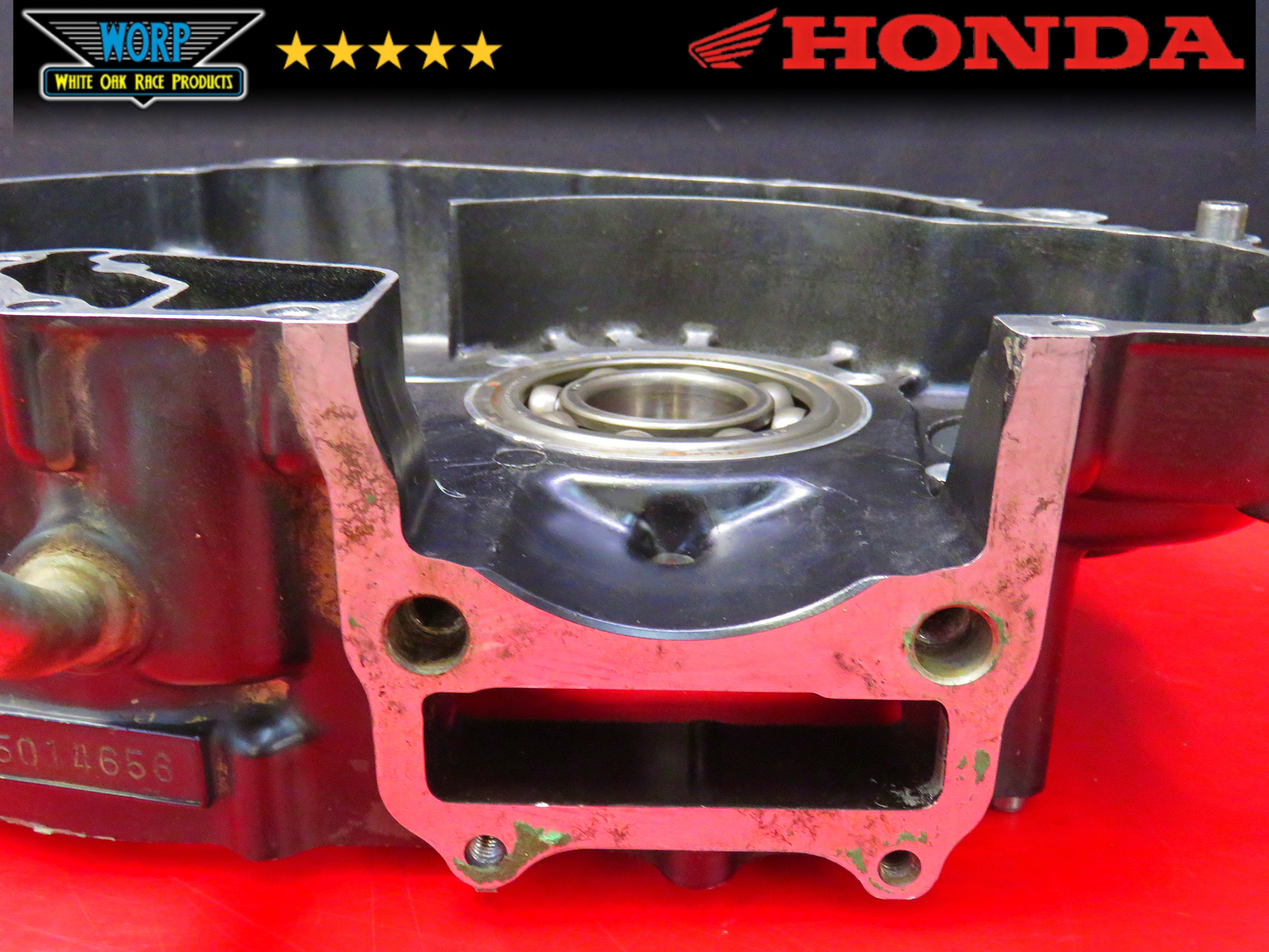 1985 HONDA ATC350X MATCHED CRANK CASE LEFT RIGHT CRANKCASE ENGINE BOTTOM END