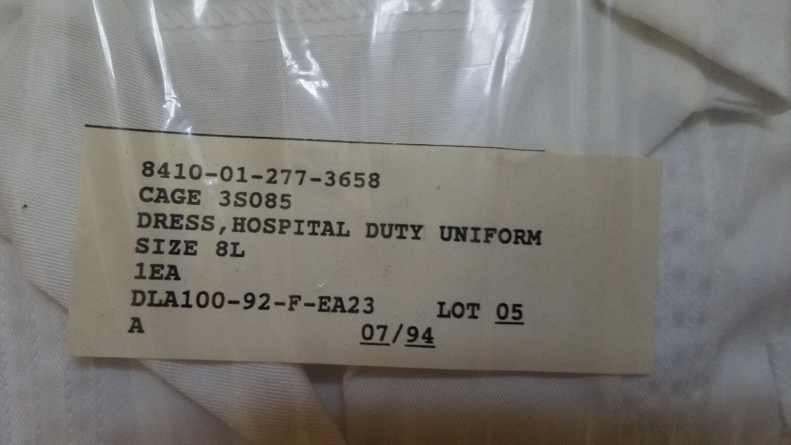 Vintage Womans nurse dress. Military Hospital Uniform Great Halloween costume