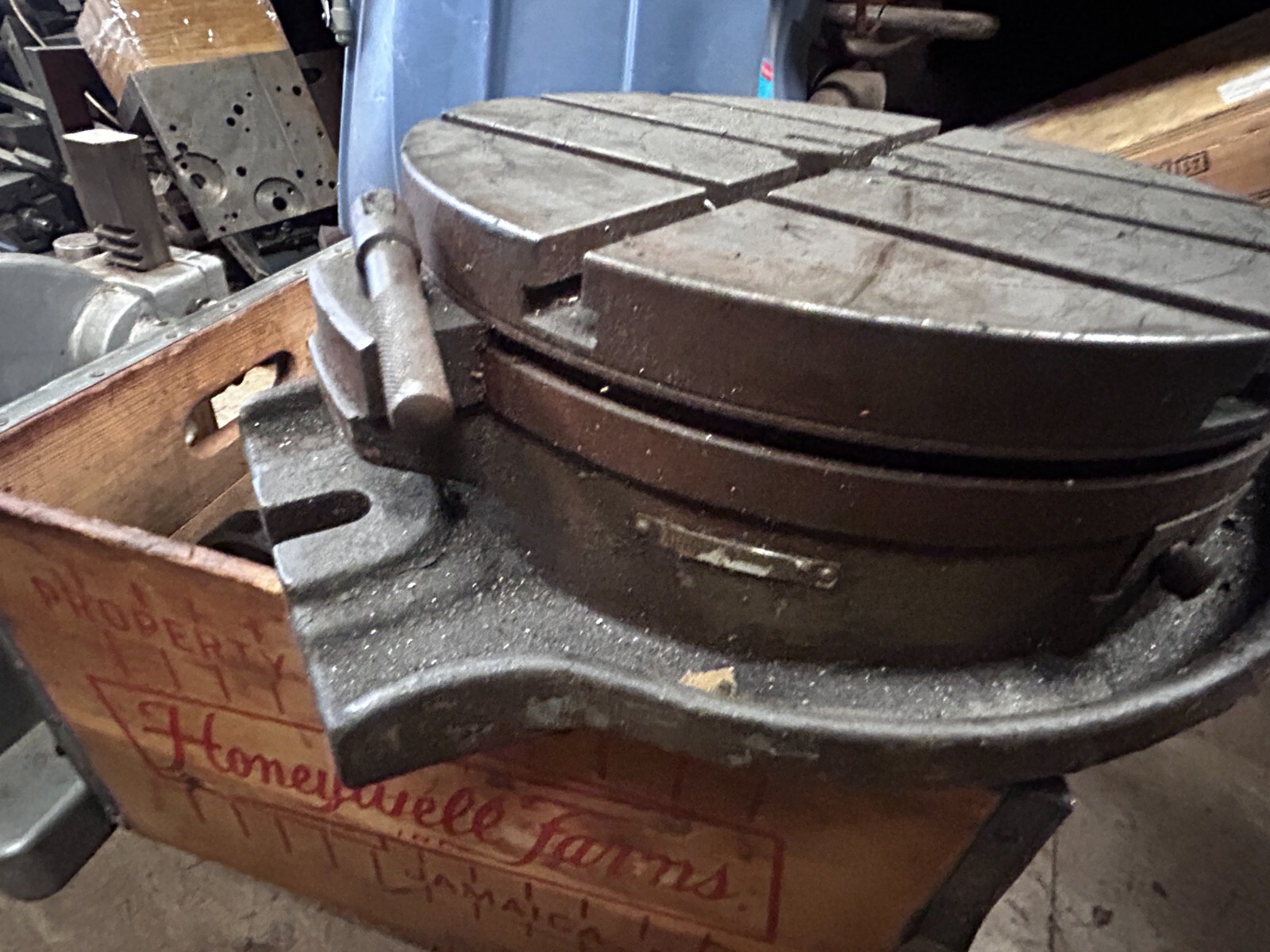 MACHINIST TOOL LATHE Japan 12" Rotary Table Fixture Made in Japan