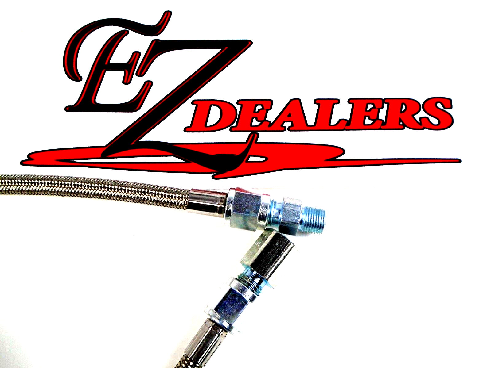 24" Gauge line Kit Oil Fuel Pressure Hose - 4 AN Braided 1/8" NPT FREE SHIPPING