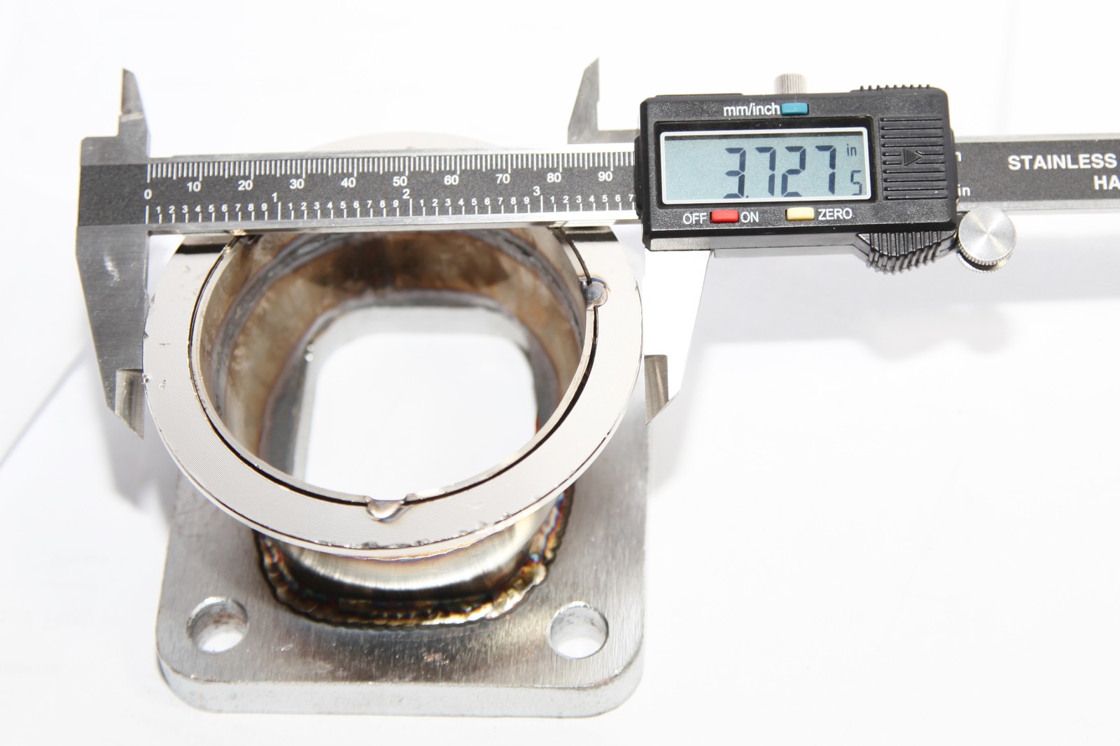 Combo Kit T4-4Bolt to 3"ID V-Band Flange Steel Adapter+Gasket+Clamp+Flanges