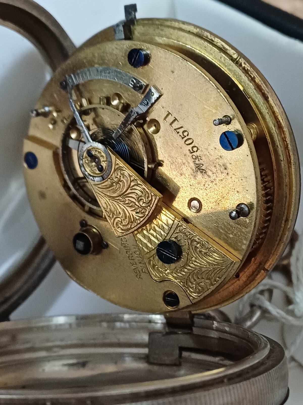 English Pocket Arg.925 A.Livingstone Manchester 1870