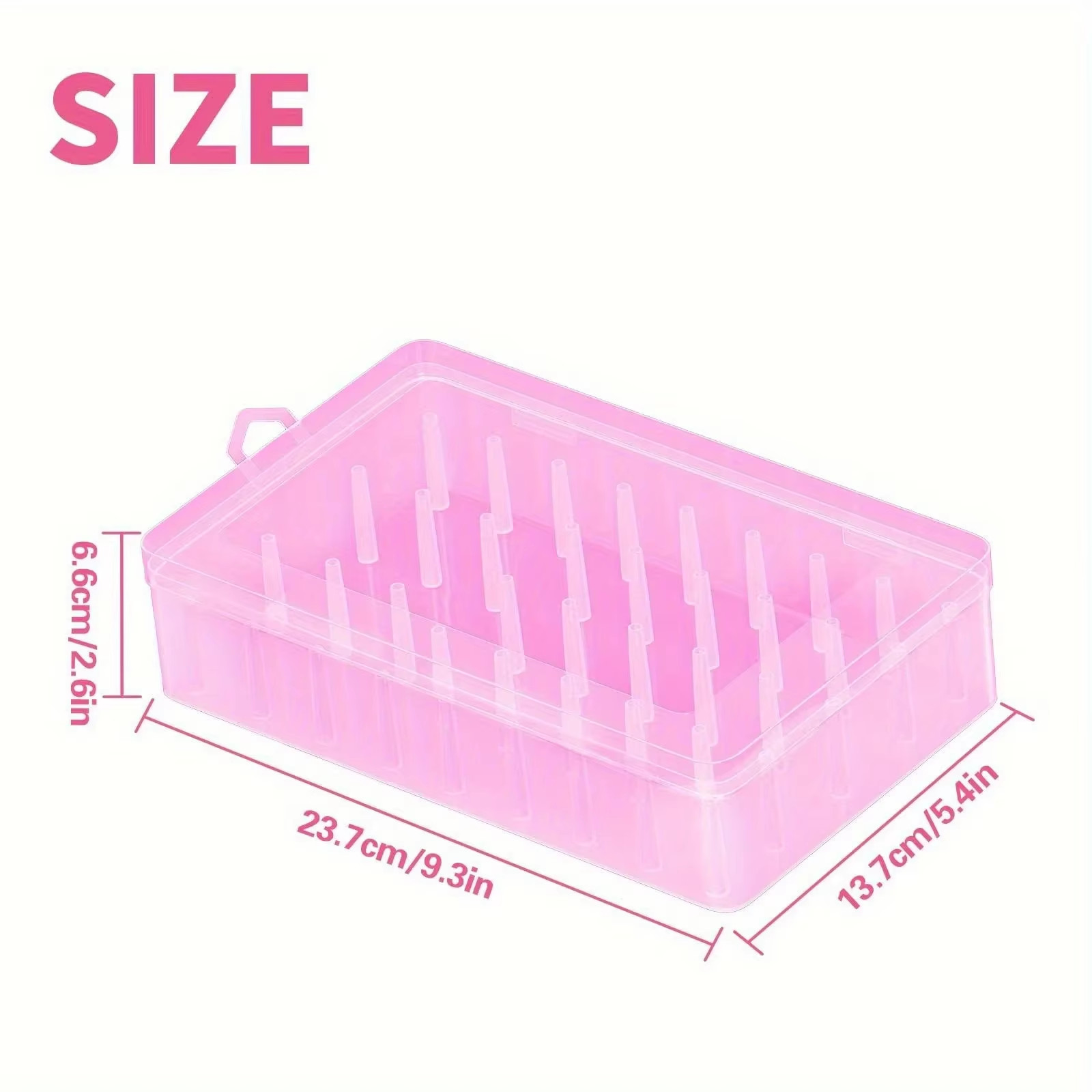 42 Roll Sewing Thread Storage Box, Transparent PP Plastic Embroidery Sewing Set