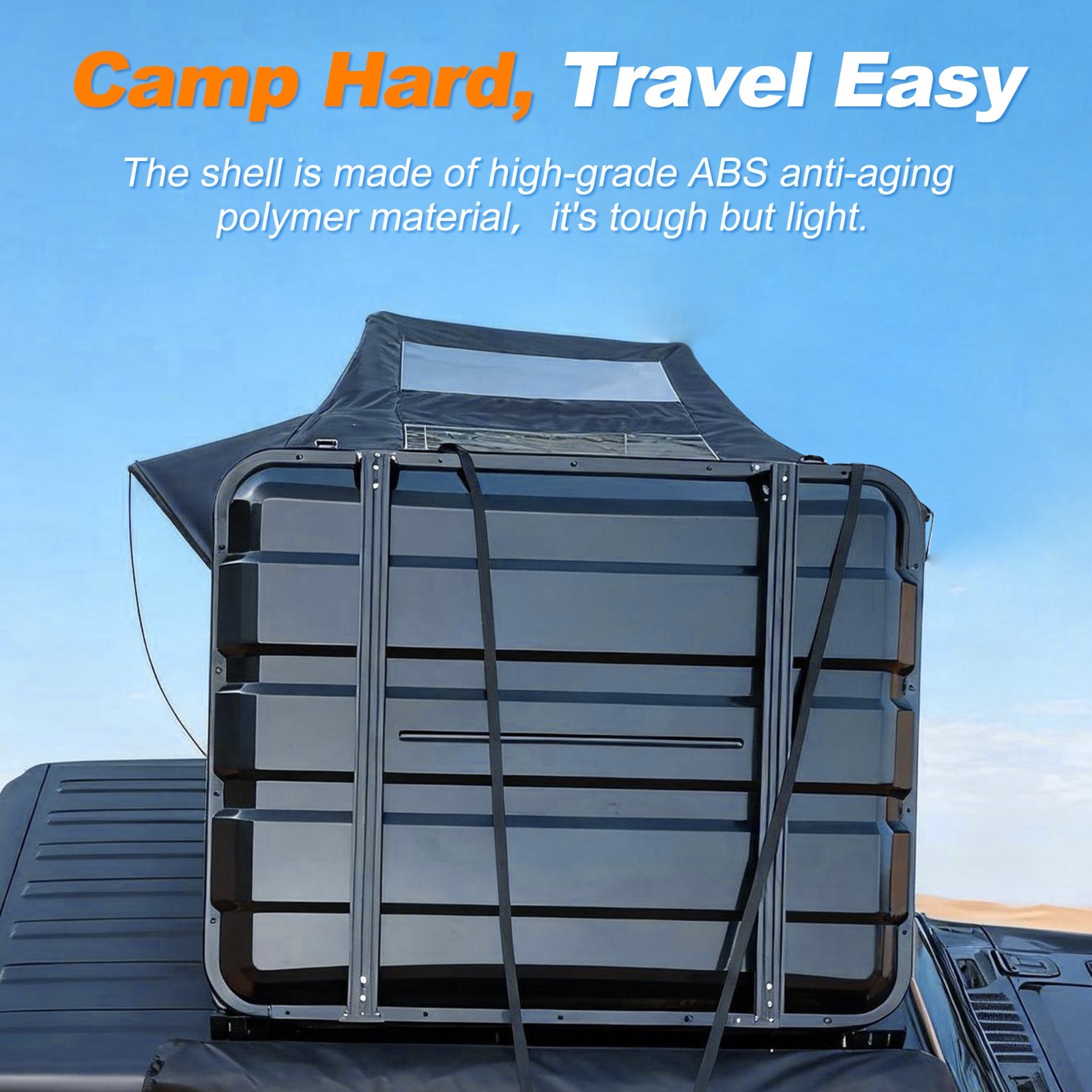 Naturnest Roof Top Tent Hardshell Pop-up Rooftop Tent Outdoor Camping Tent