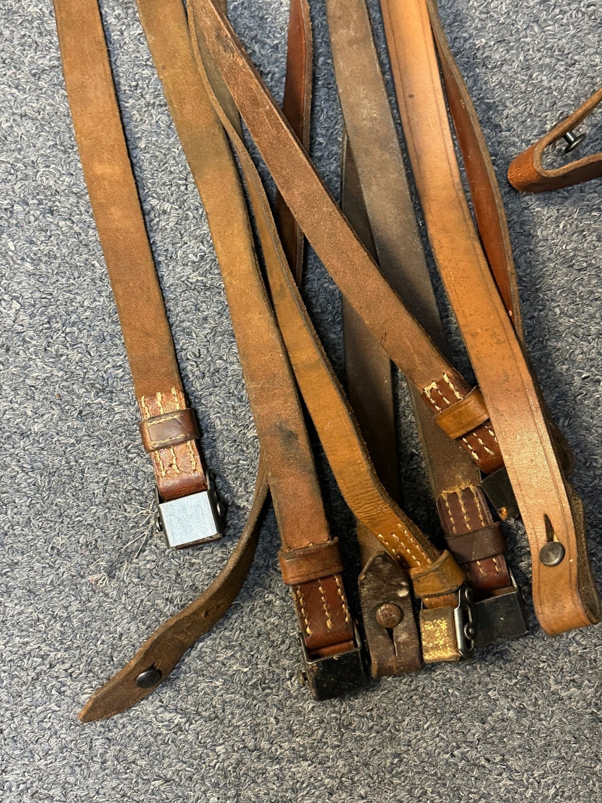 AUSTRIAN MILITARY MAUSER 98K LEATHER SLING.