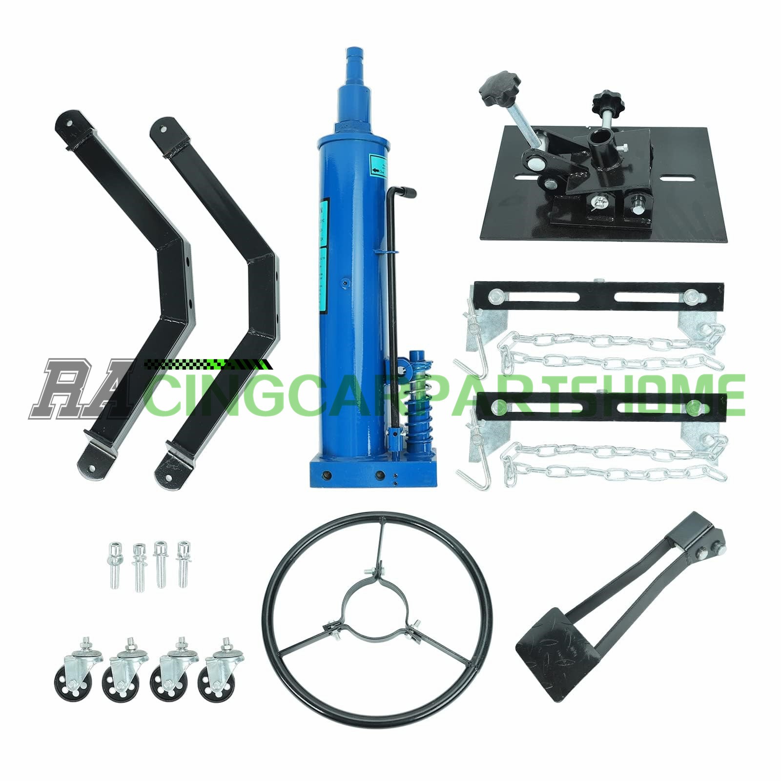 35"-72" Adjustable Height Hydraulic Transmission Jack 1660lbs / 0.75T Lift Hoist