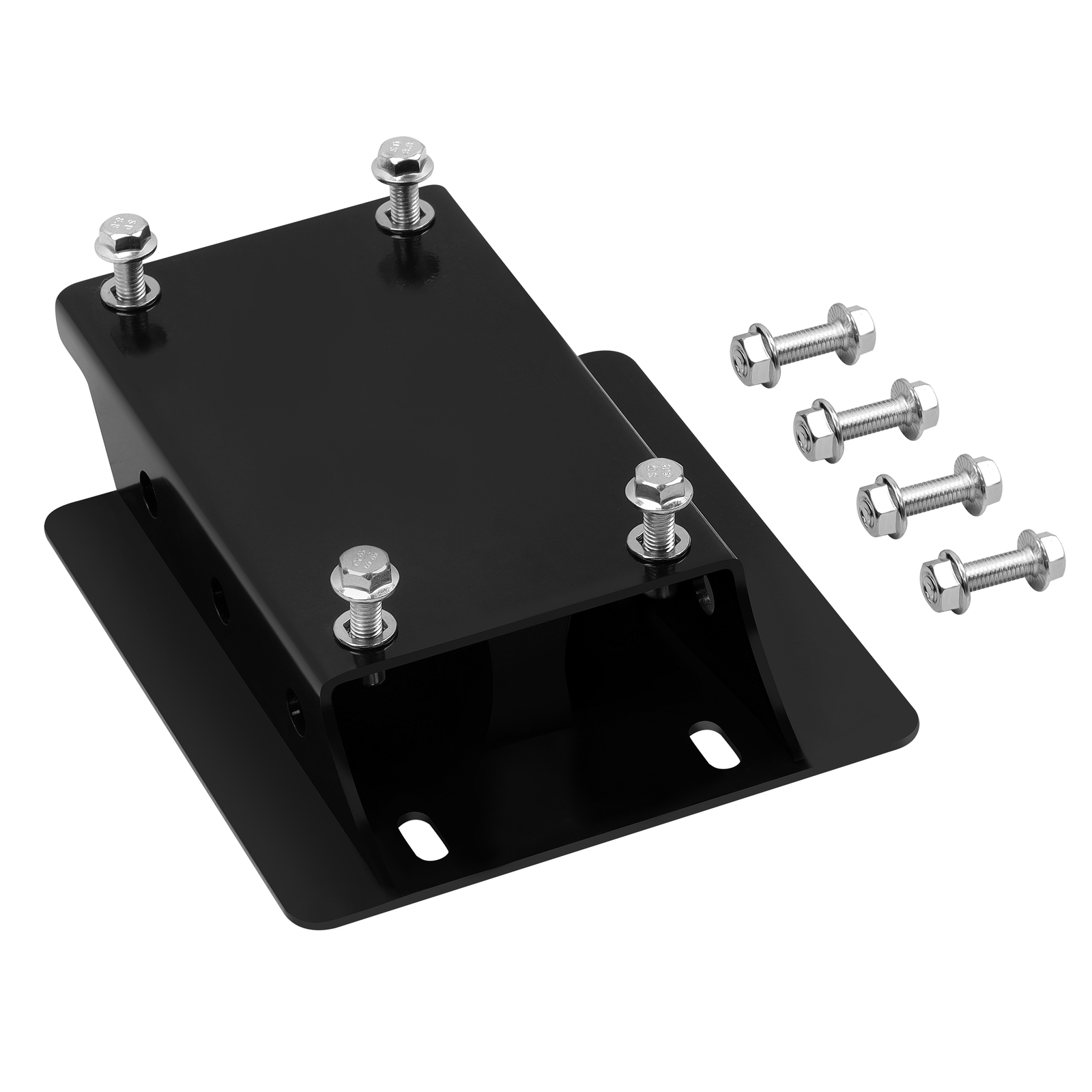 Black Torque Converter Engine Riser Plate + Hardware Kit Predator 212 224