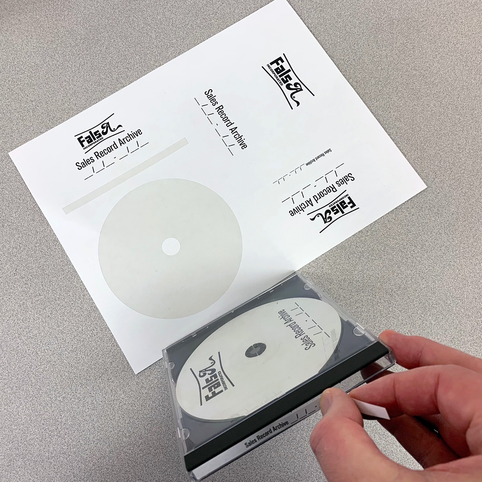 Full Face Memorex Compatible CD DVD Core Laser Ink Jet Blank White Matte Sheets