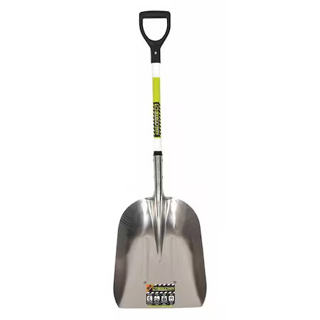 Seymour Midwest 49755Gra No. 12 14 Ga Scoop Shovel, Aluminum Blade, 29 In L,
