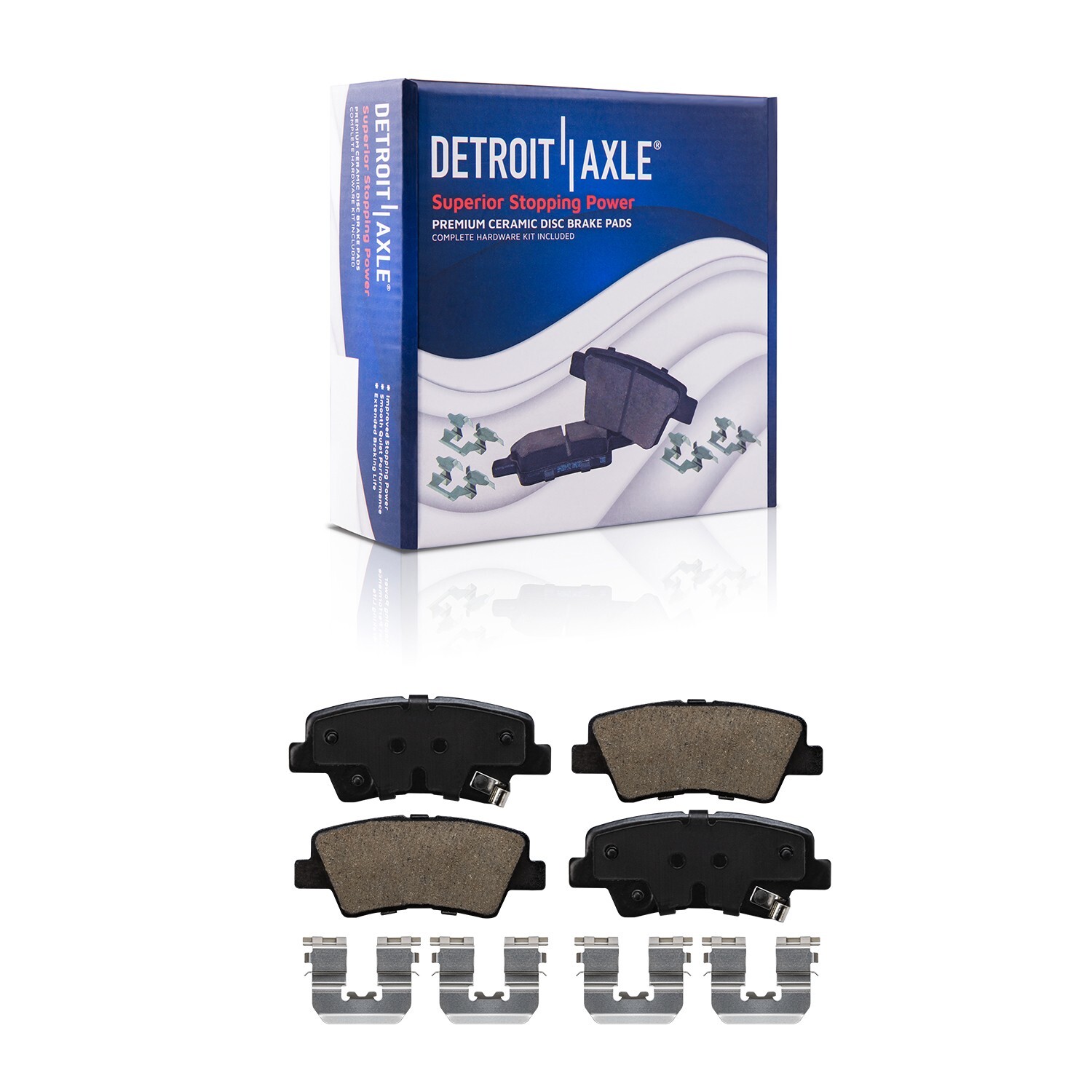 Front & Rear Rotors + Brake Pads for 2013 2014 2015 Hyundai Sonata Kia Optima