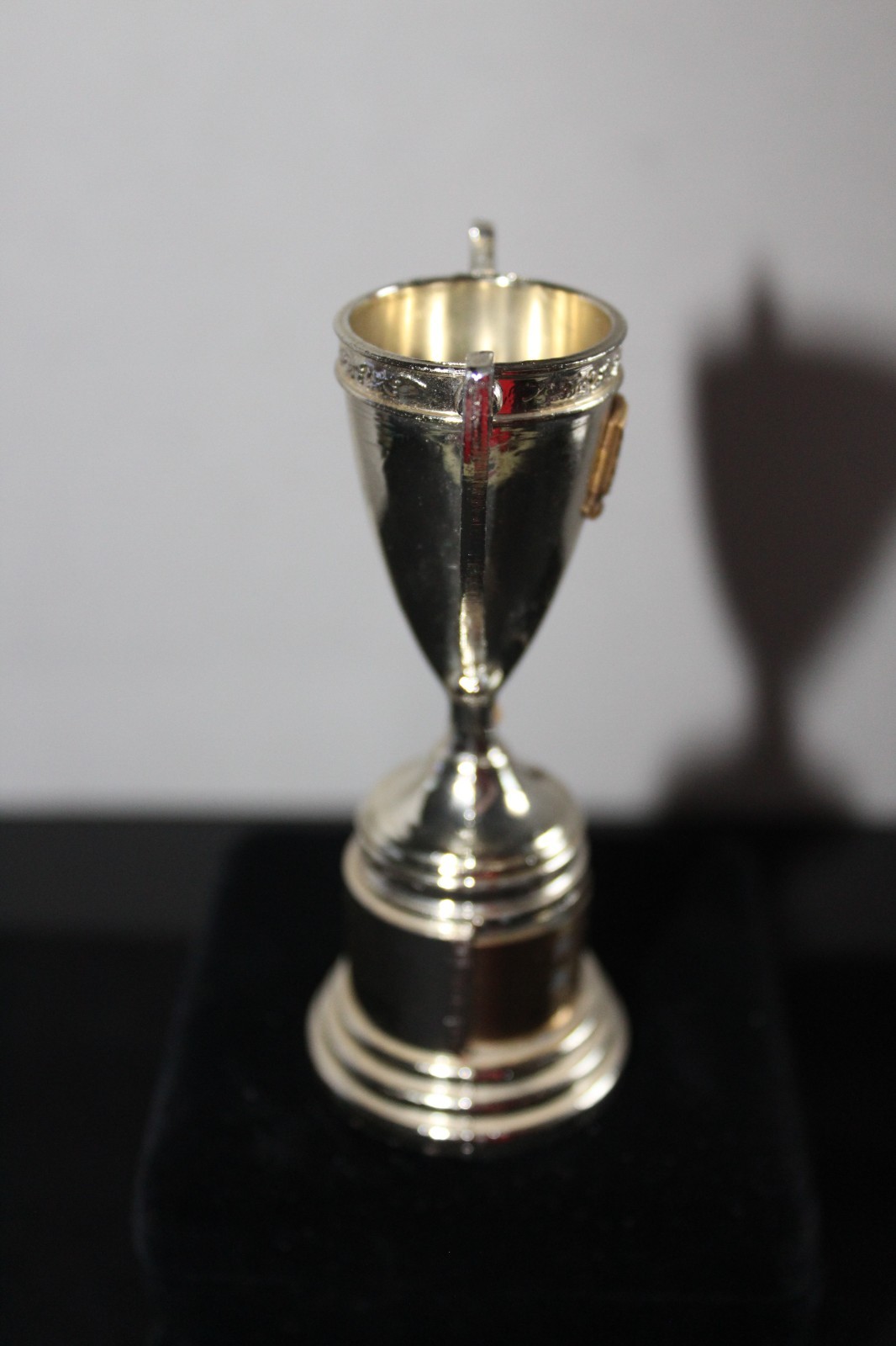 Vintage Small Silver Toned Basketball Loving Cup