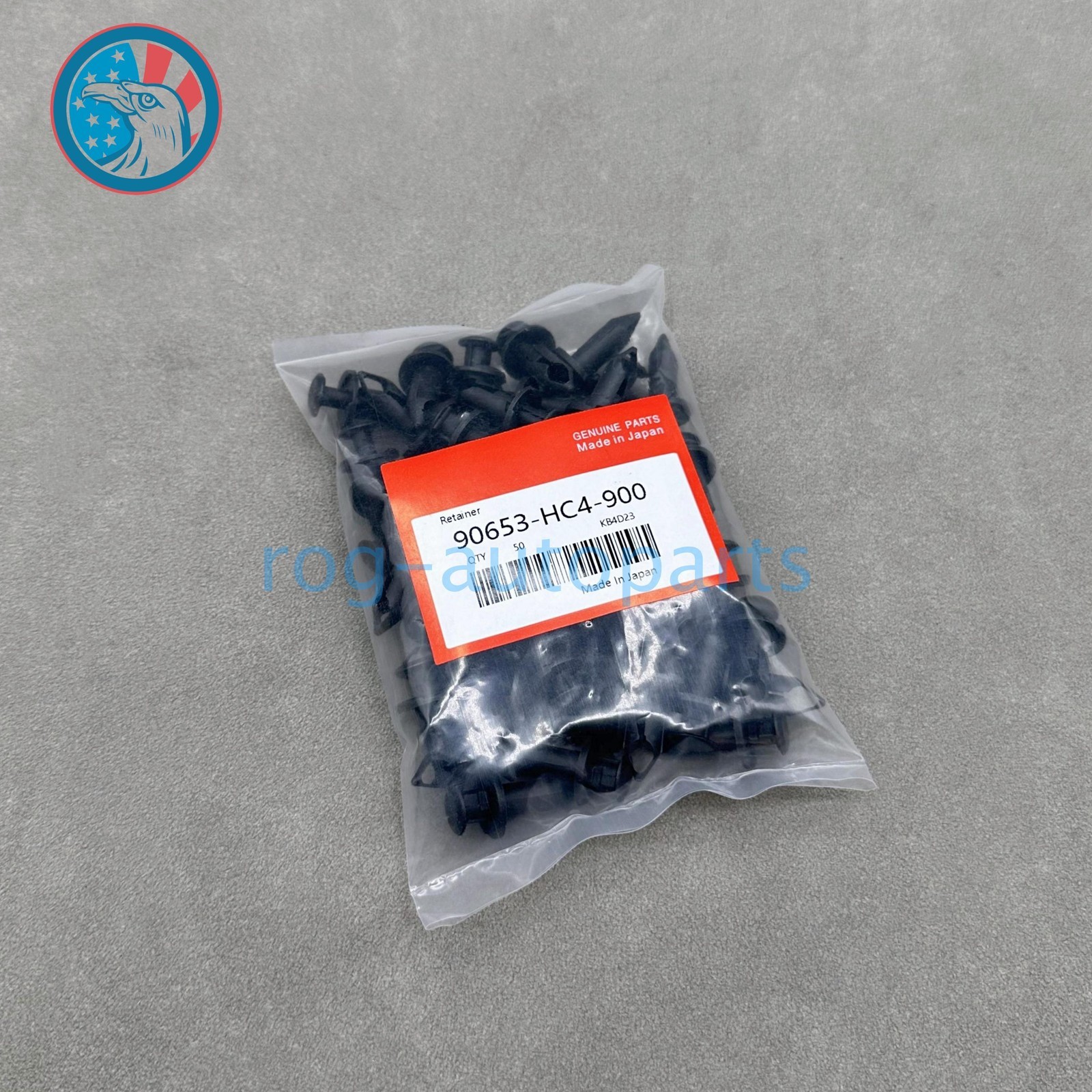 OEM 50×！ ATV Retainer Clips Push Pin Splash Guard Body Panel For Honda 8mm