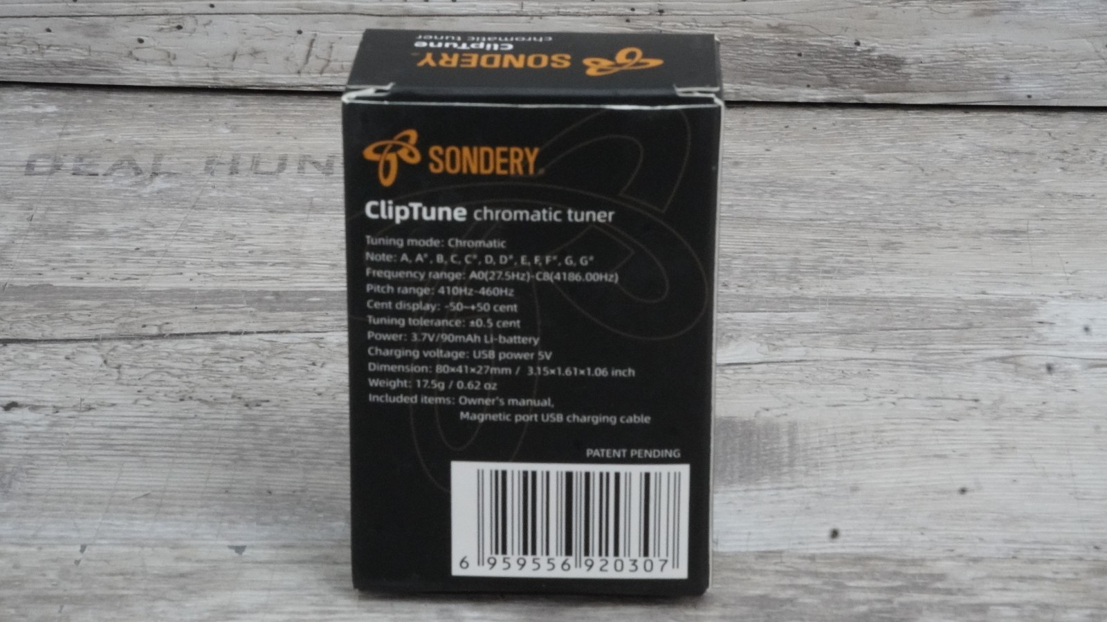 Sondery Guitar Ukulele Tuner Clip on Rechargeable, Easy to Read Simple TFT Scree