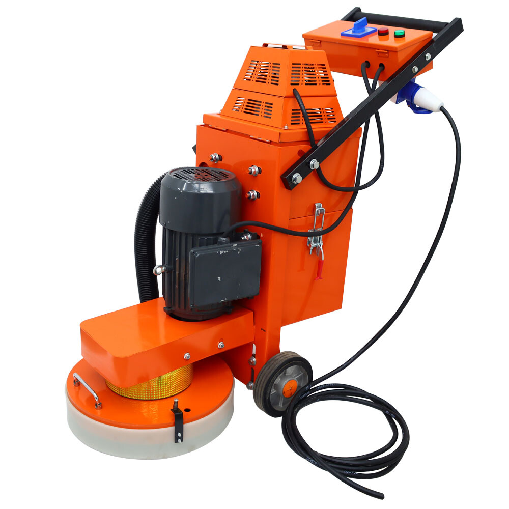Concrete Floor Grinding Machine with Dust Box 5 Grinding Disc 220V Floor Grinder