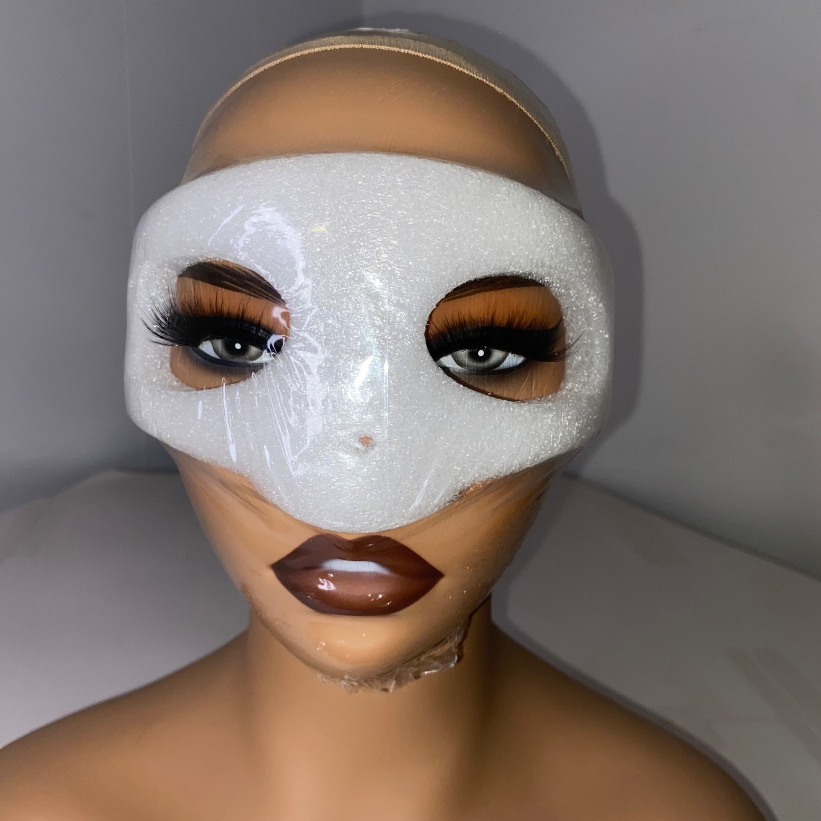 Realistic 17 Inch PVC Mannequin Head with Shoulders Upper Body Female New