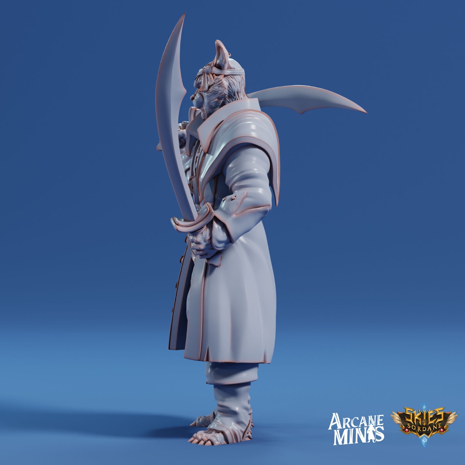 Tabaxi Fighter Pose 1 | Arcane Minis | D&D Miniature