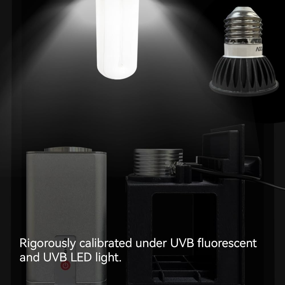 Reptile UV Index Meter,0-388.9,for UVB Fluorescent Lamp and LED Lights,Sunlight.