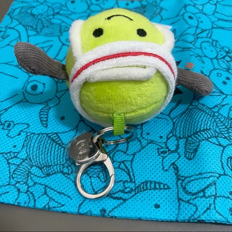 Jellycat Amuseables Tennis Ball Bag Charm Plush Keychain Soft Toy NWT