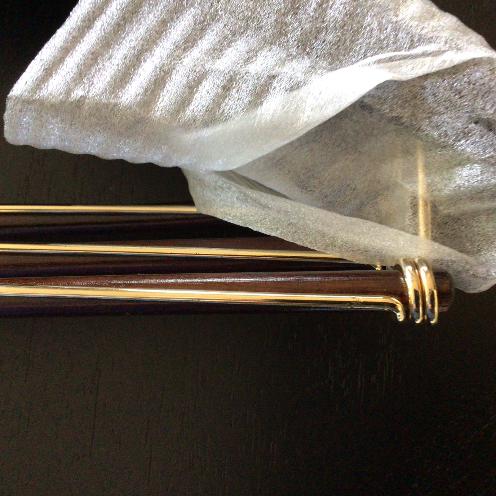 Polo Ralph LaurenWooden Clothes Hangers Wishbone Suit Pants Jacket 17"Lot Of 6.