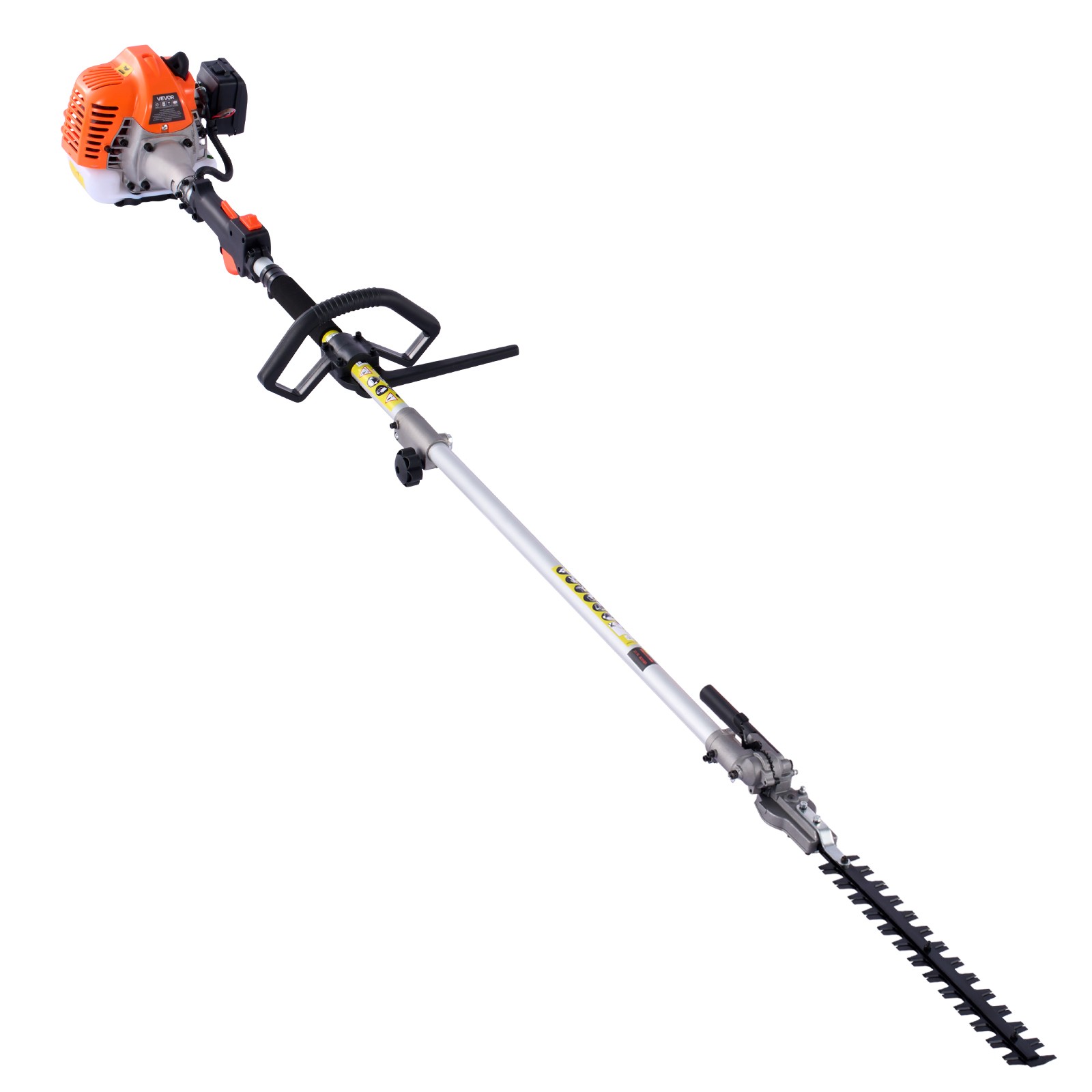 VEVOR 6-in-1 Gas Hedge Trimmer 2 Cycle 26cc Gas Powered Handheld Hedge Trimmer