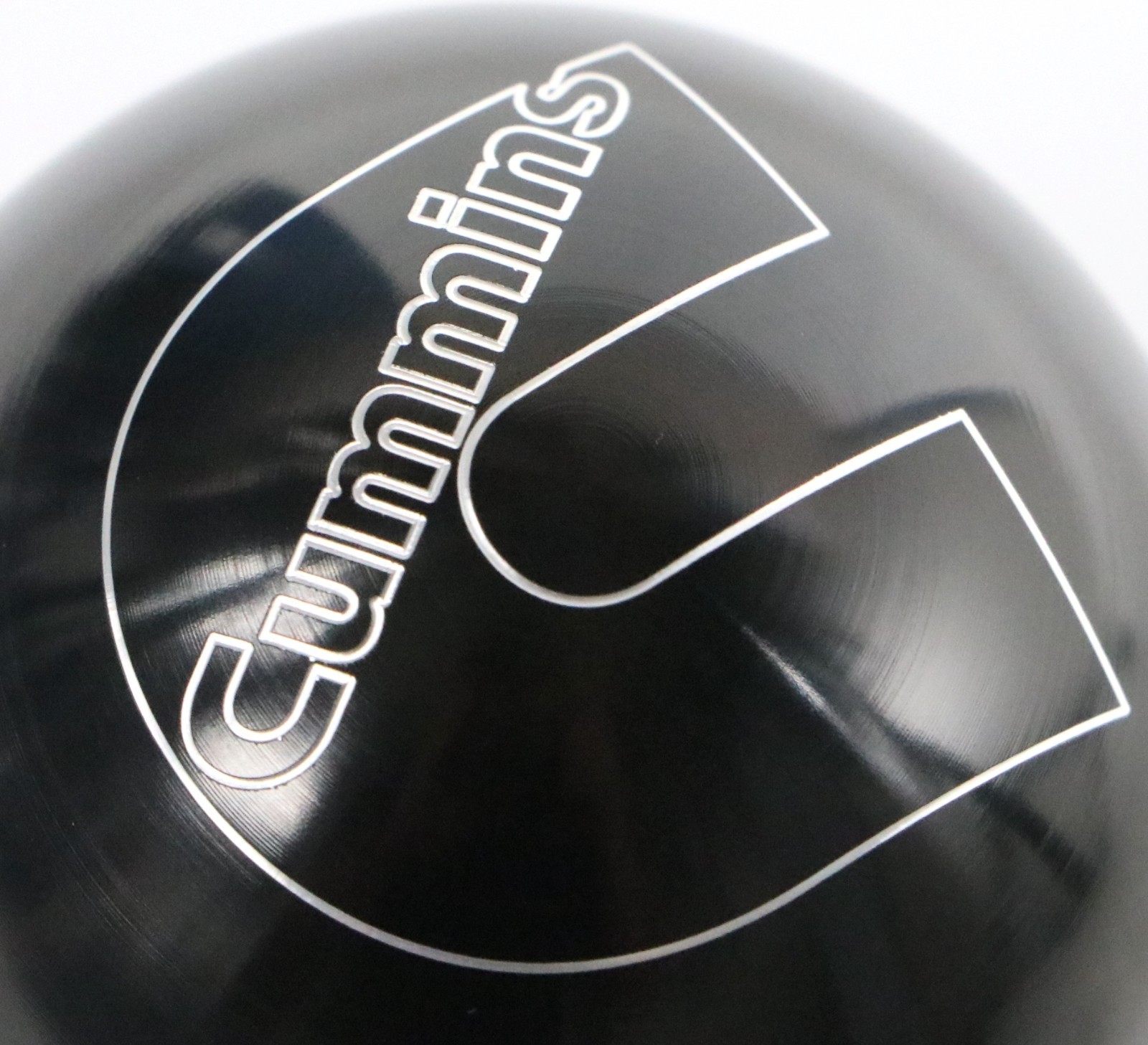 1989-2018 Dodge Ram Cummins Logo 2.25" Billet Aluminum Shift Knob Black Adapter