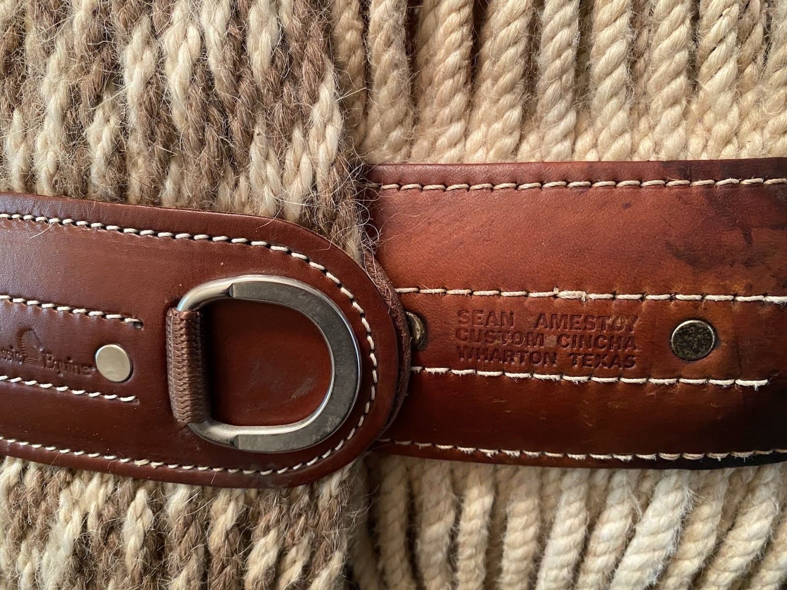 Lot of 3 Western Cinches Classic Equine Mohair-Alpaca 30” Billy Cook 32” and 30”