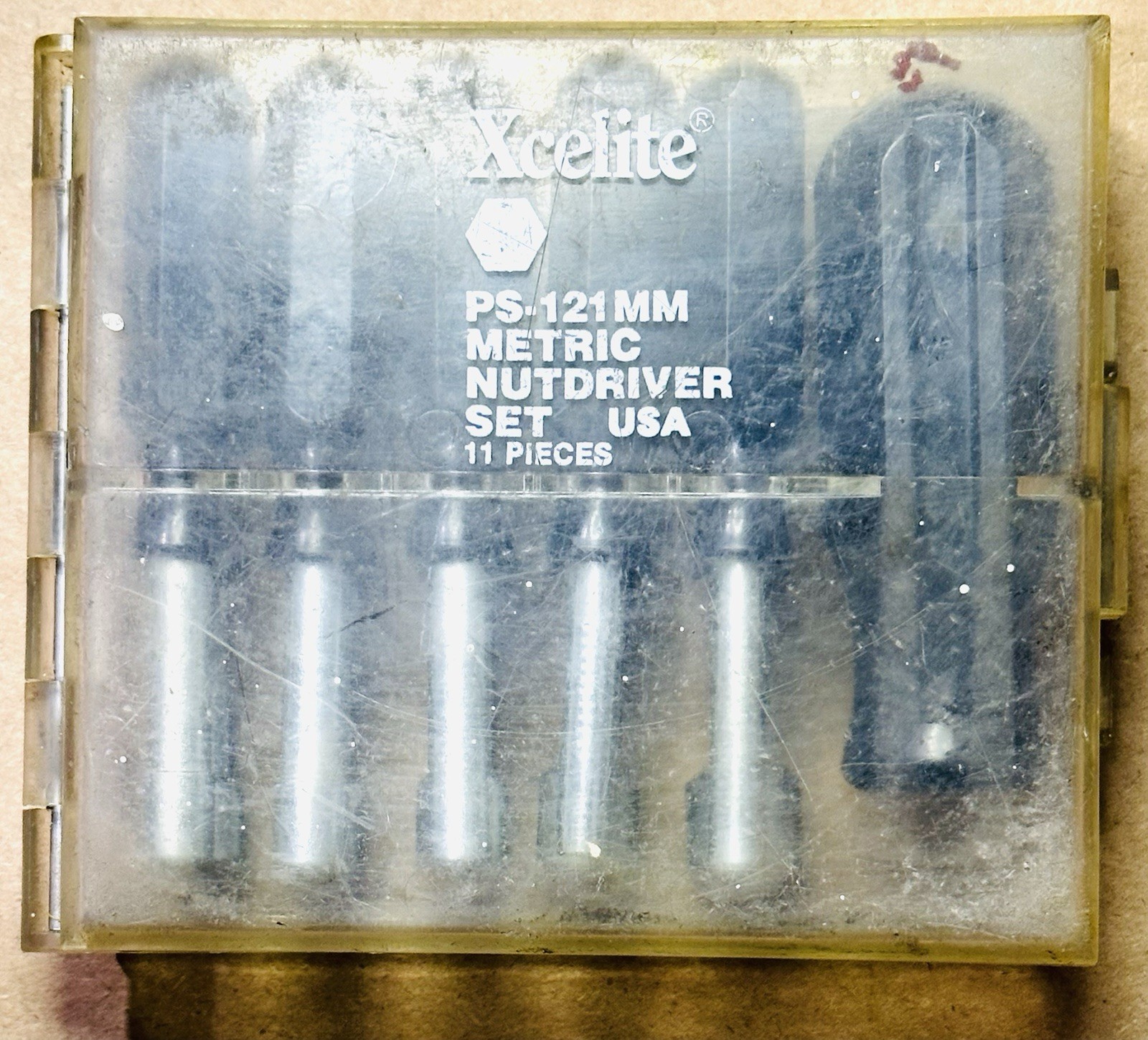 Xcelite PS121MM 11-Piece 3MM-To-10MM Compact Convertible Nutdriver Set