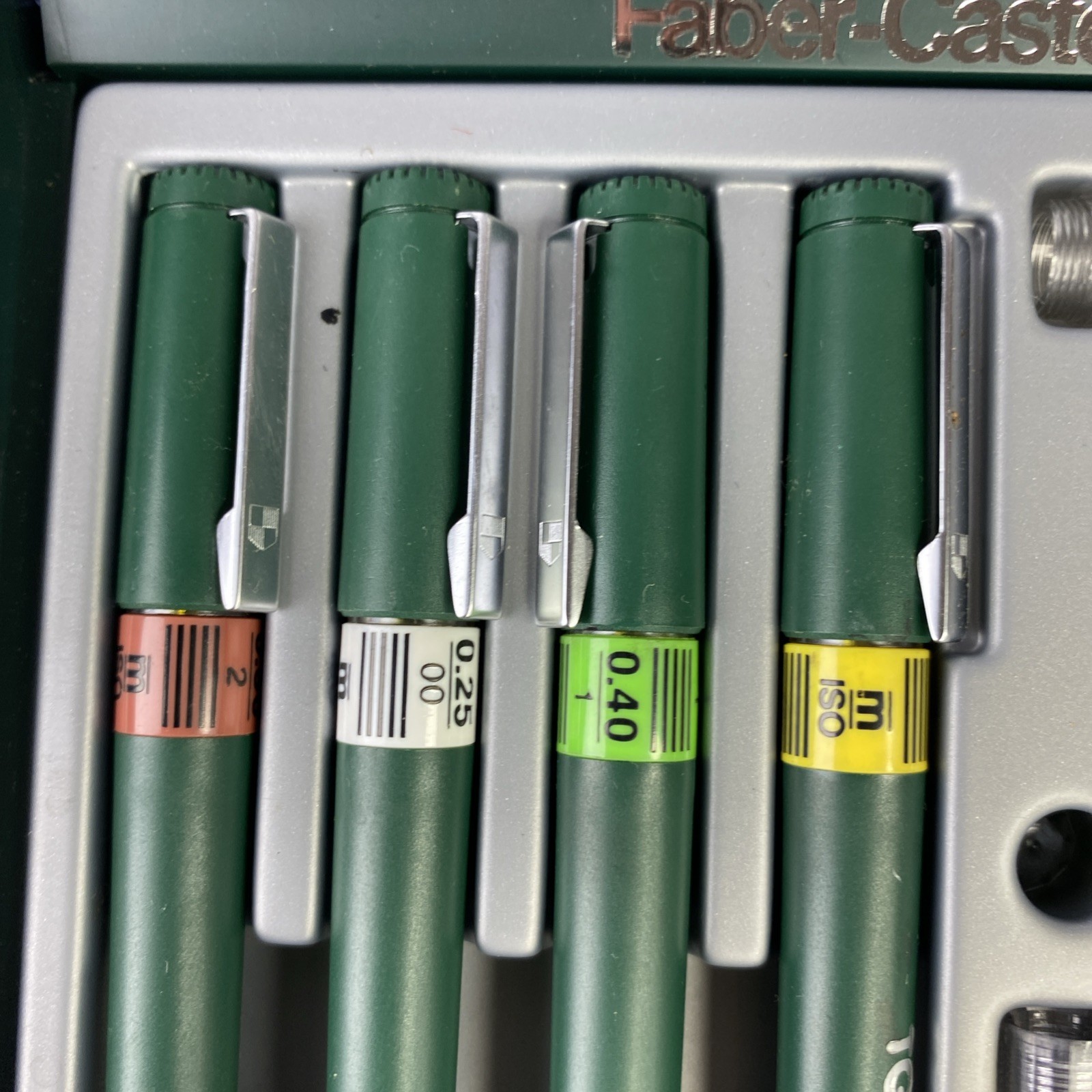 NEW Faber-Castell TG1-S System 454124-S1564 4 Technical Pen set